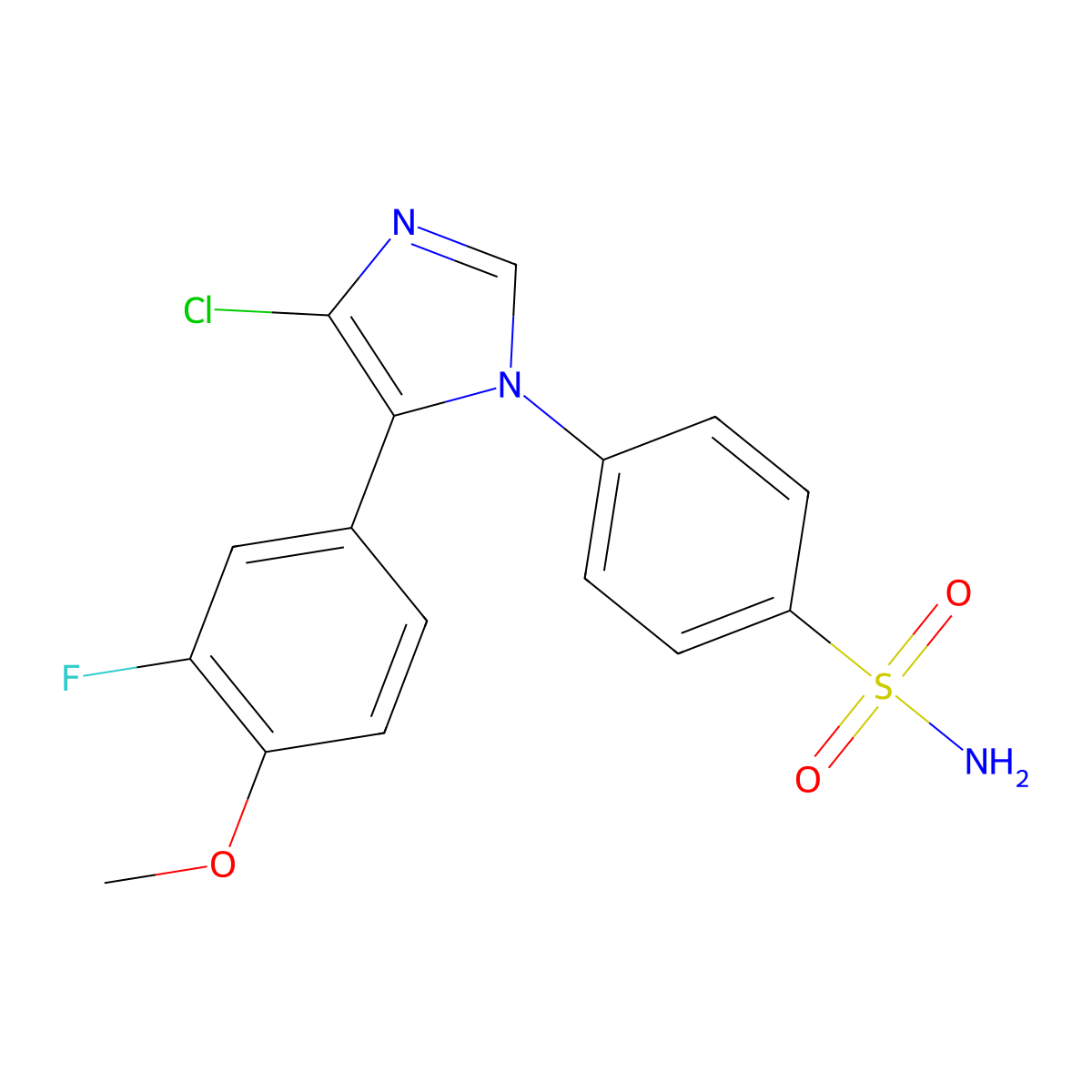 Cimicoxib molecular structure, CAS 265114-23-6
