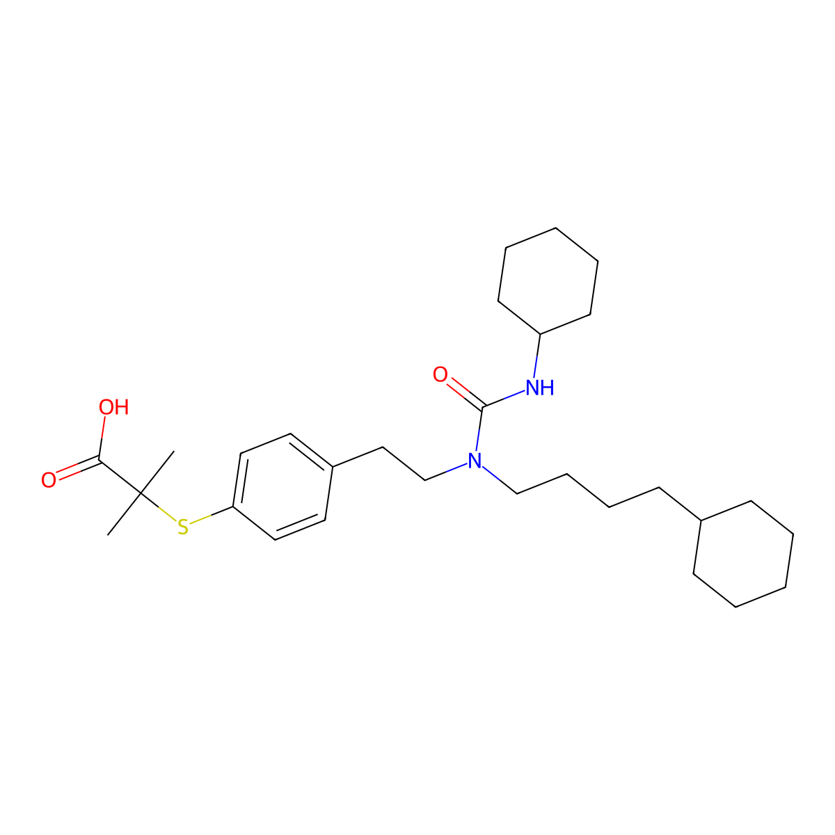 GW-7647 molecular structure, CAS 265129-71-3