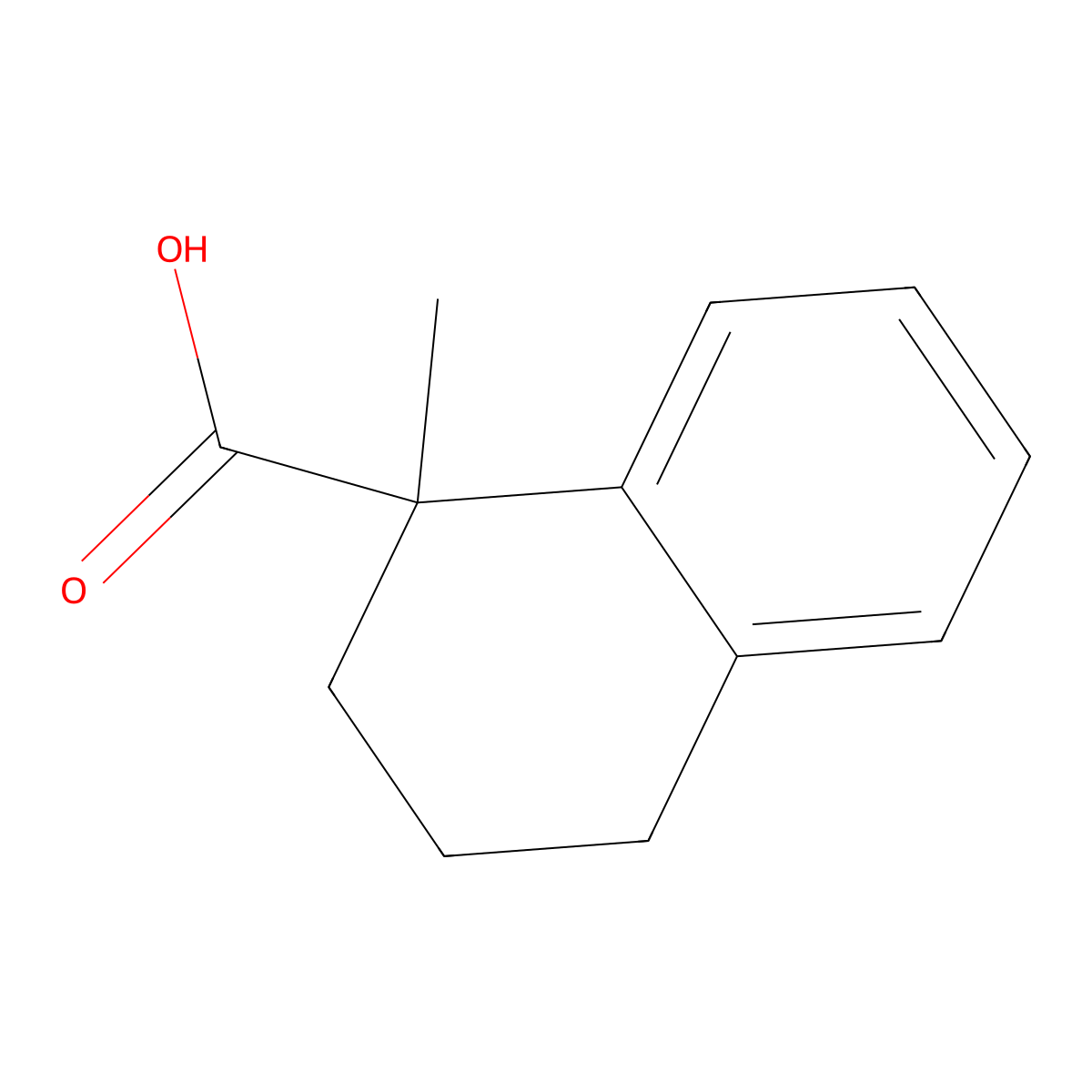1-Methyl-1,2,3,4-tetrahydronaphthalene-1-carboxylic acid molecular structure, CAS 26516-28-9
