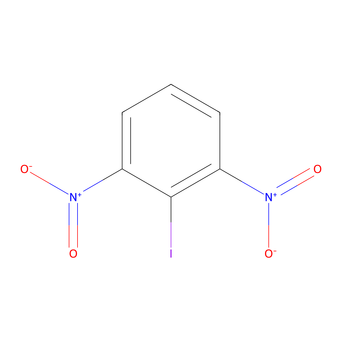 2-Iodo-1,3-dinitrobenzene molecular structure, CAS 26516-42-7