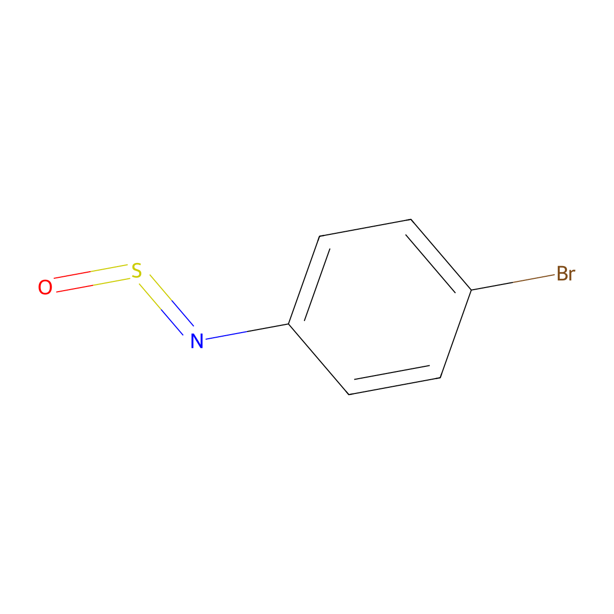 1-Bromo-4-(sulfinylamino)benzene molecular structure, CAS 26516-62-1