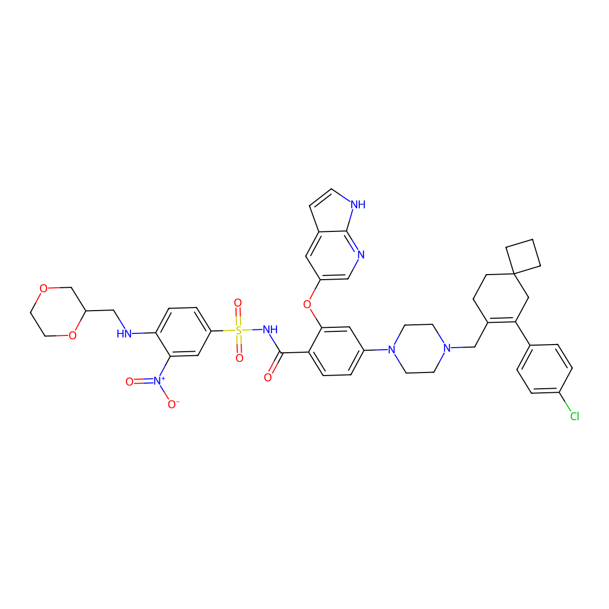 (Rac)-Lisaftoclax molecular structure, CAS 2651980-10-6