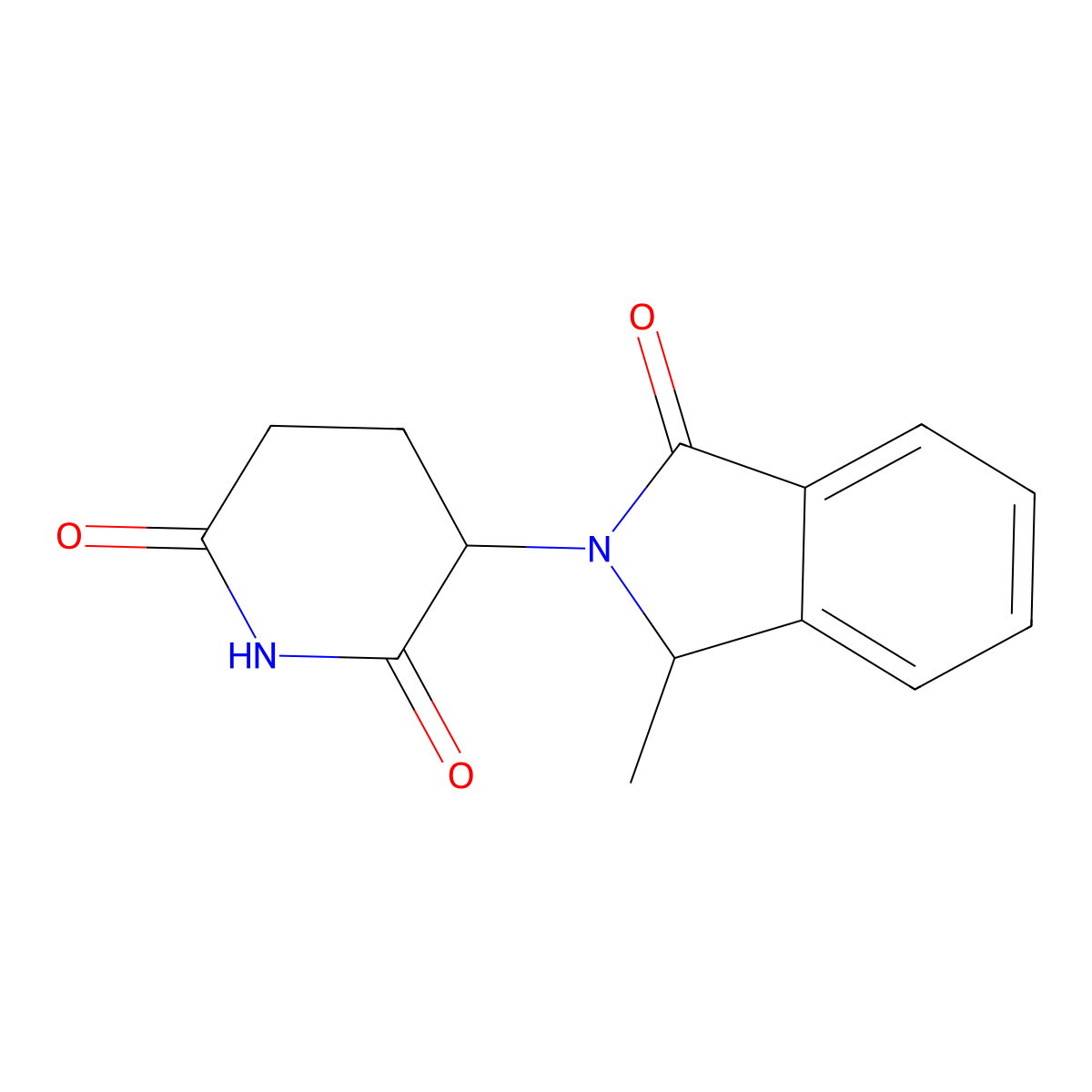 3-(1,3-dihydro-1-methyl-3-oxo-2H-isoindol-2-yl)-2,6-Piperidinedione molecular structure, CAS 2651996-15-3