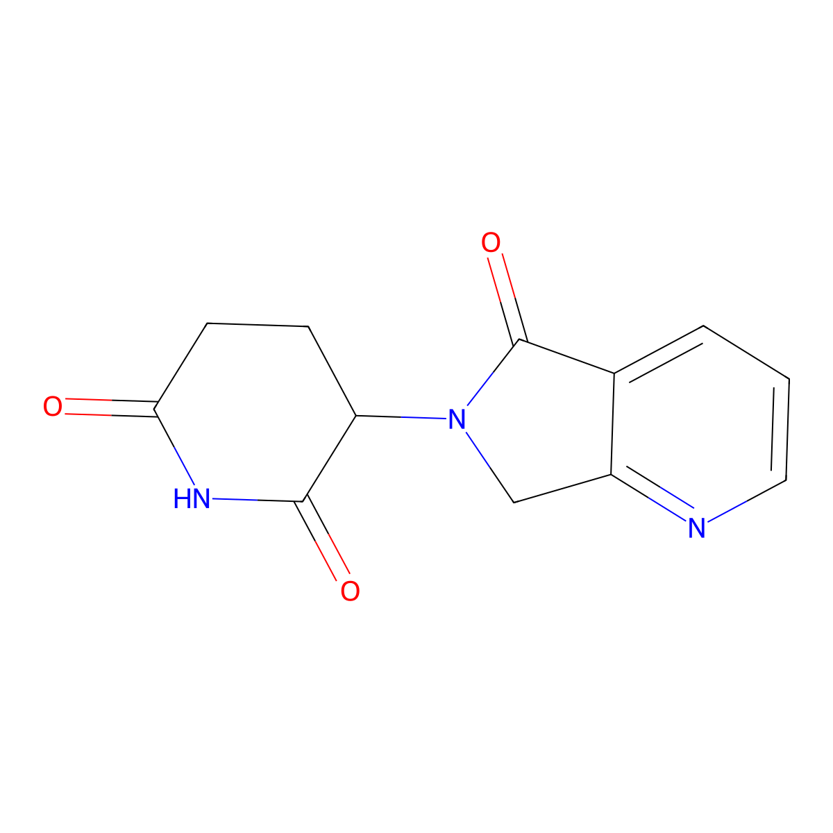3-(5,7-dihydro-5-oxo-6H-pyrrolo[3,4-b]pyridin-6-yl)-2,6-Piperidinedione molecular structure, CAS 2651996-40-4