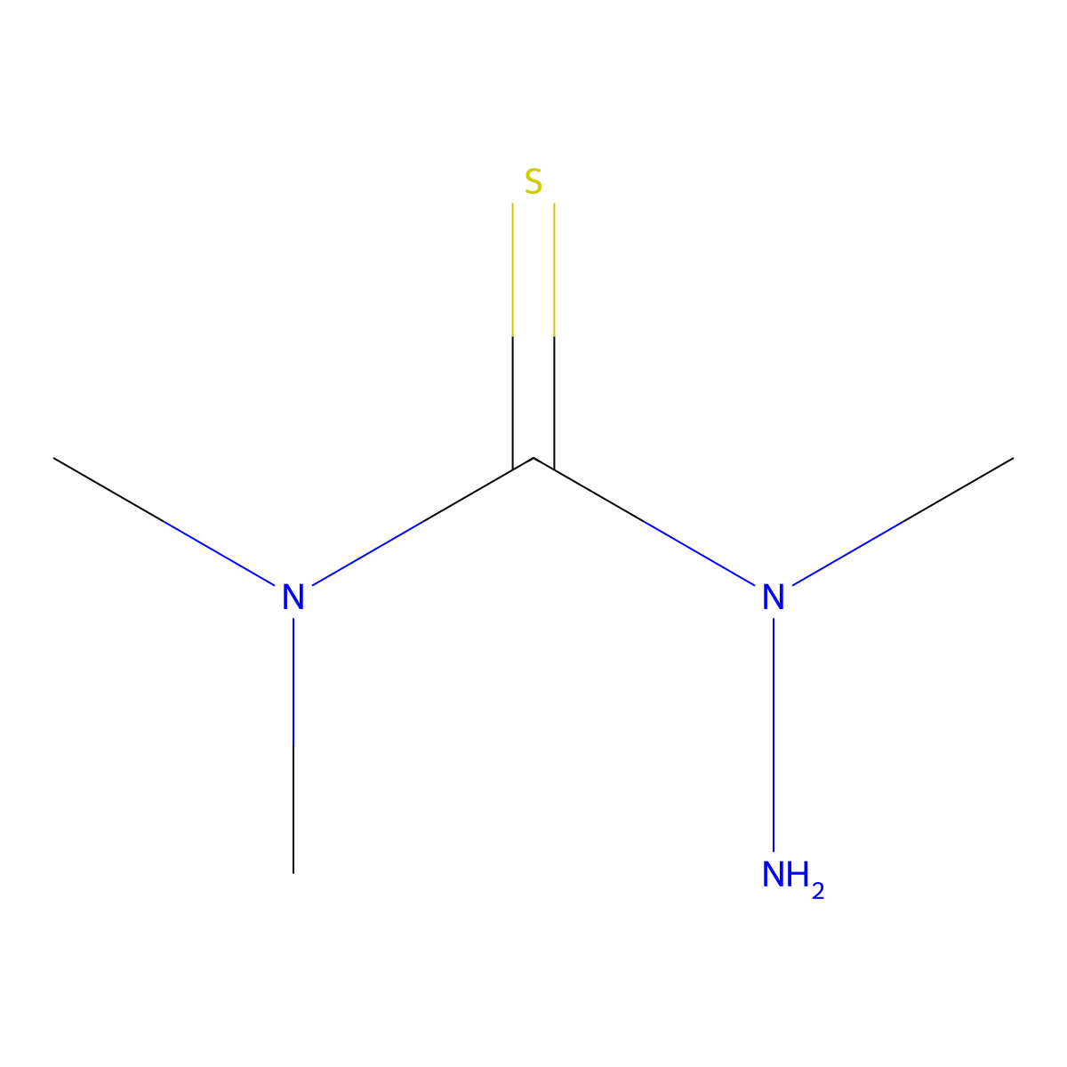 N,N,1-Trimethylhydrazine-1-carbothioamide molecular structure, CAS 2652-62-2
