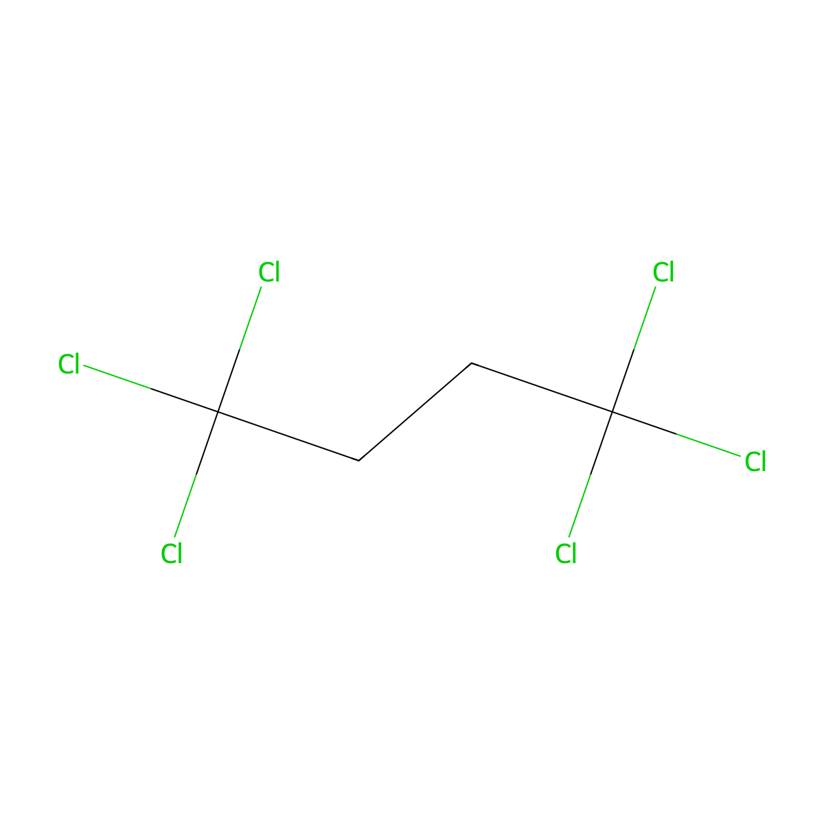 Butane, hexachloro- molecular structure, CAS 26523-63-7
