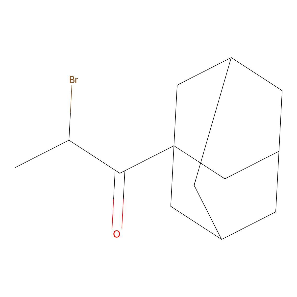 1-(1-Adamantyl)-2-bromopropan-1-one molecular structure, CAS 26525-24-6
