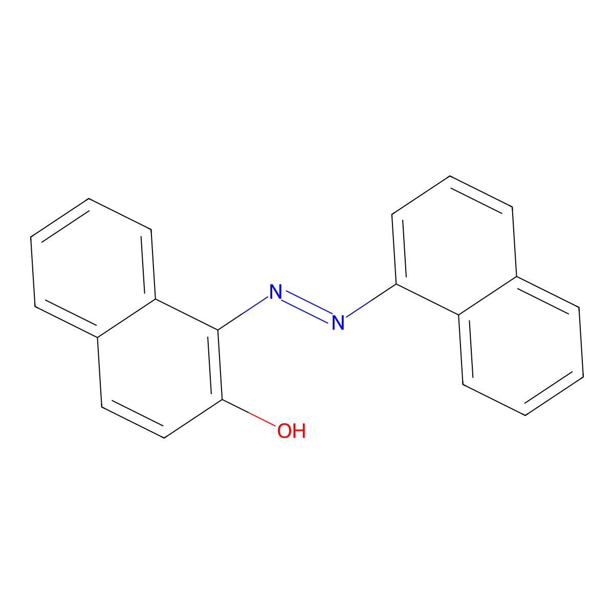 Solvent Red 4 molecular structure, CAS 2653-64-7