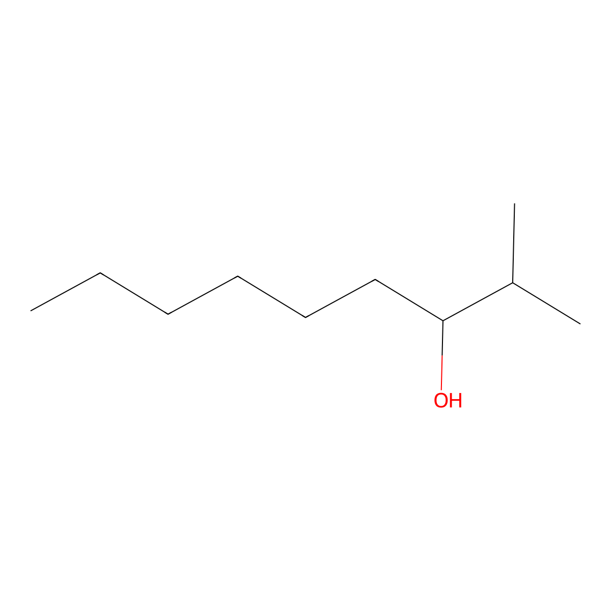 3-Nonanol, 2-methyl- molecular structure, CAS 26533-33-5