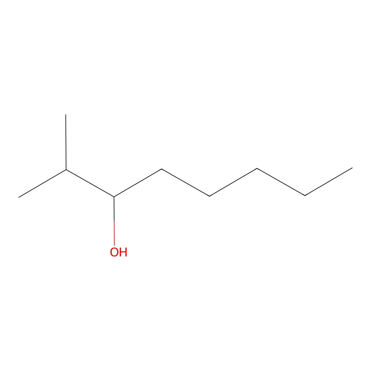 2-Methyloctan-3-ol molecular structure, CAS 26533-34-6