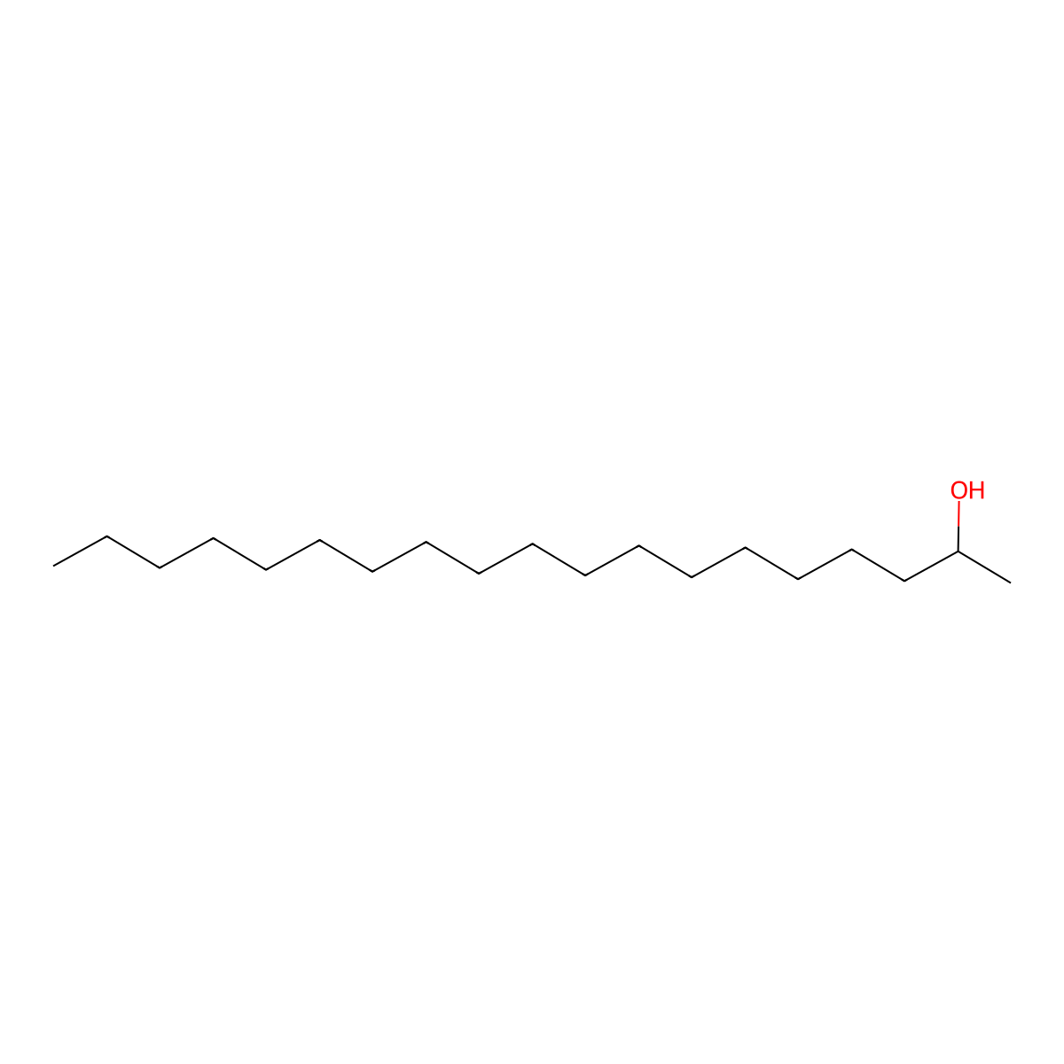 2-Nonadecanol molecular structure, CAS 26533-36-8