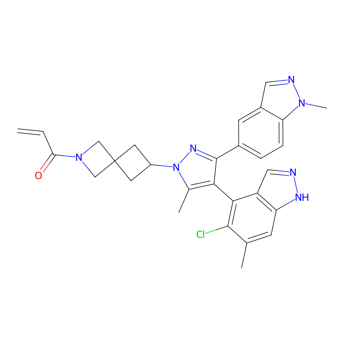 Opnurasib molecular structure, CAS 2653994-08-0