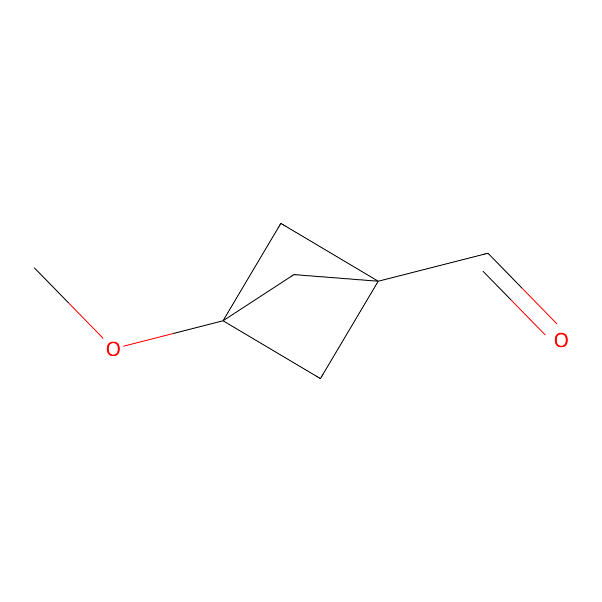 3-Methoxybicyclo[1.1.1]pentane-1-carbaldehyde molecular structure, CAS 2654012-33-4