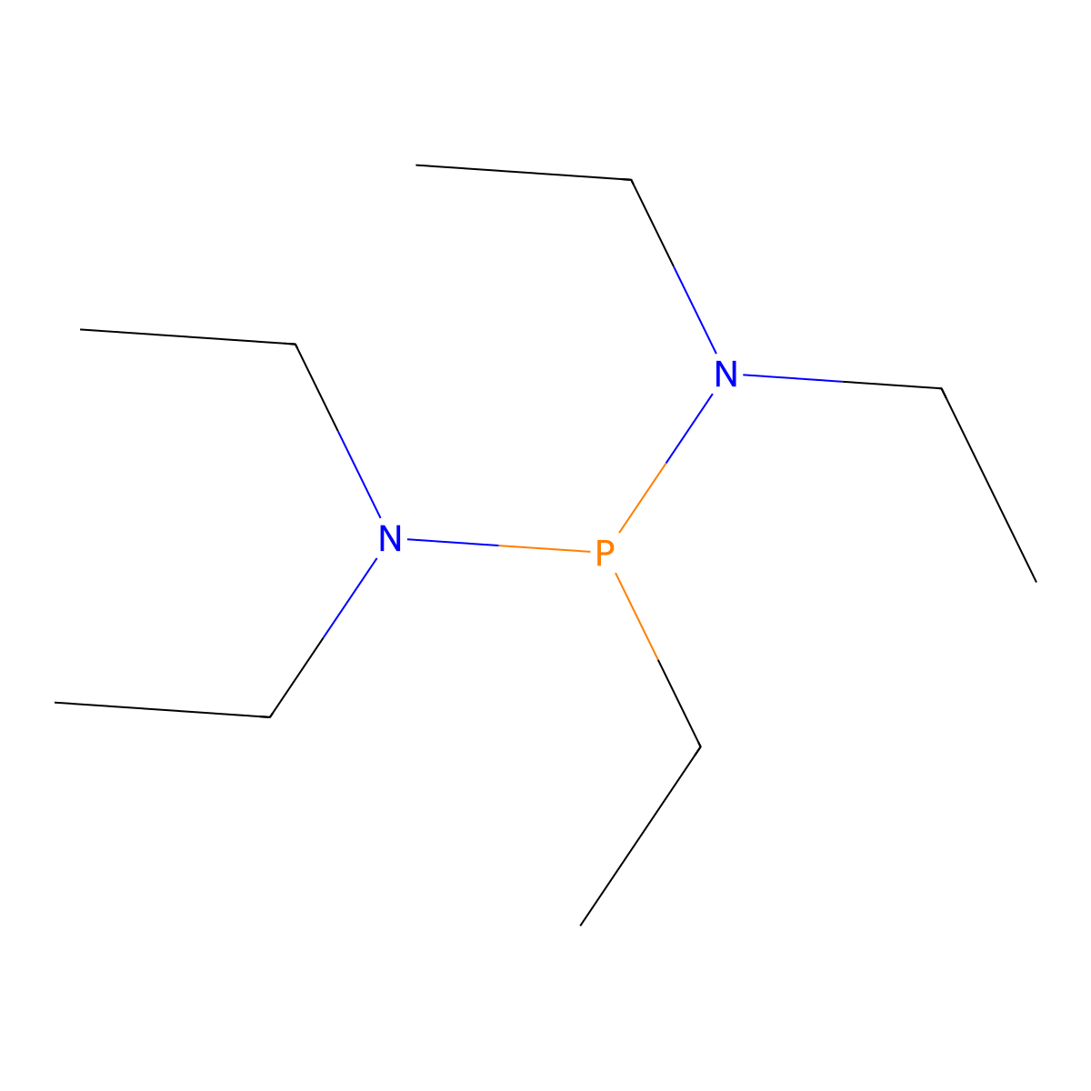 Phosphine, bis(diethylamino)ethyl- molecular structure, CAS 26546-68-9