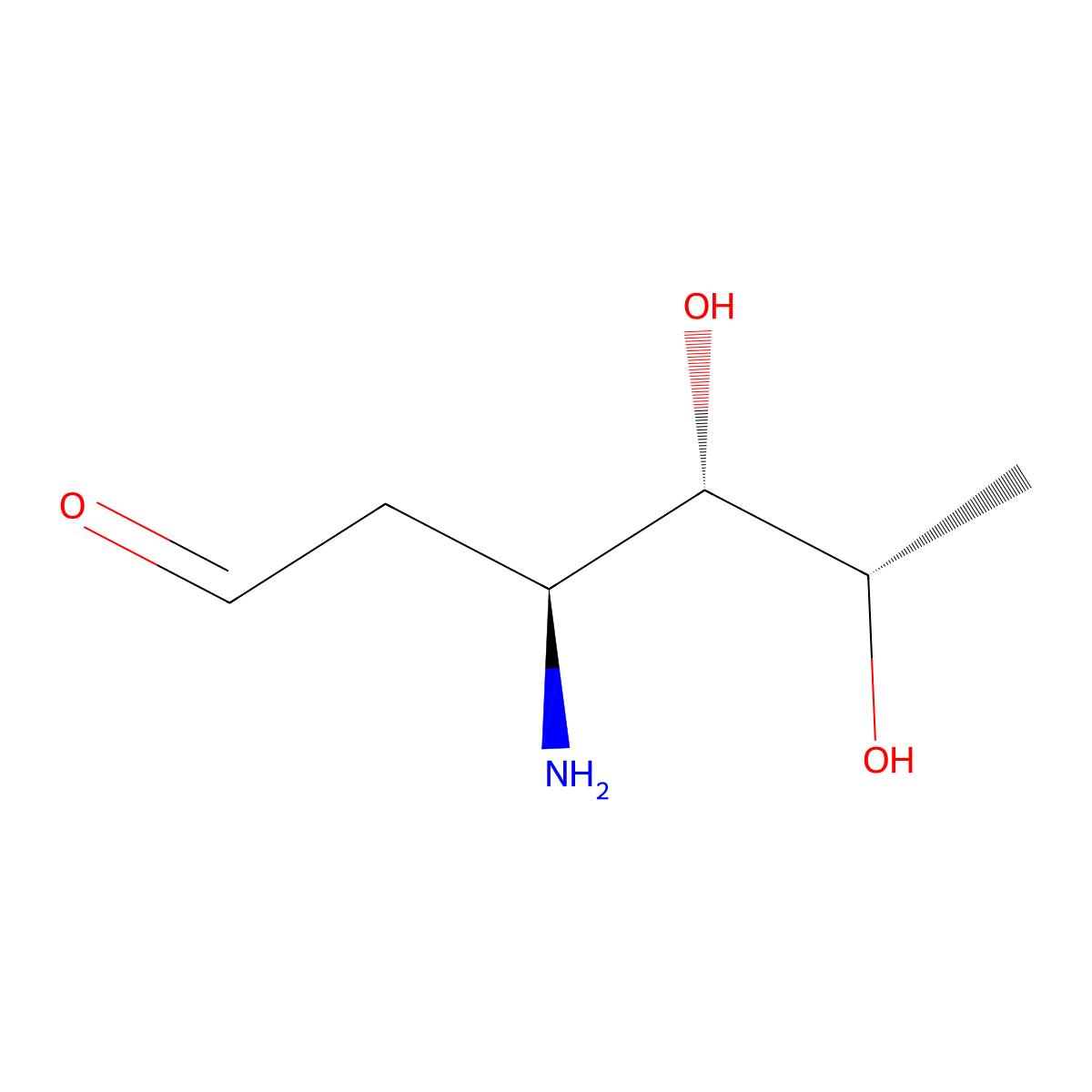 L-Daunosamine molecular structure, CAS 26548-47-0