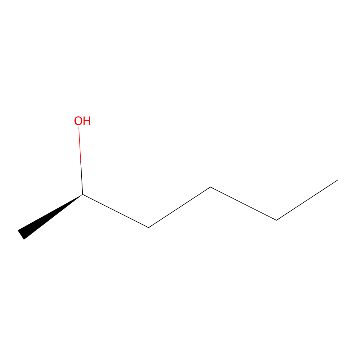 2-Hexanol, (R)- molecular structure, CAS 26549-24-6