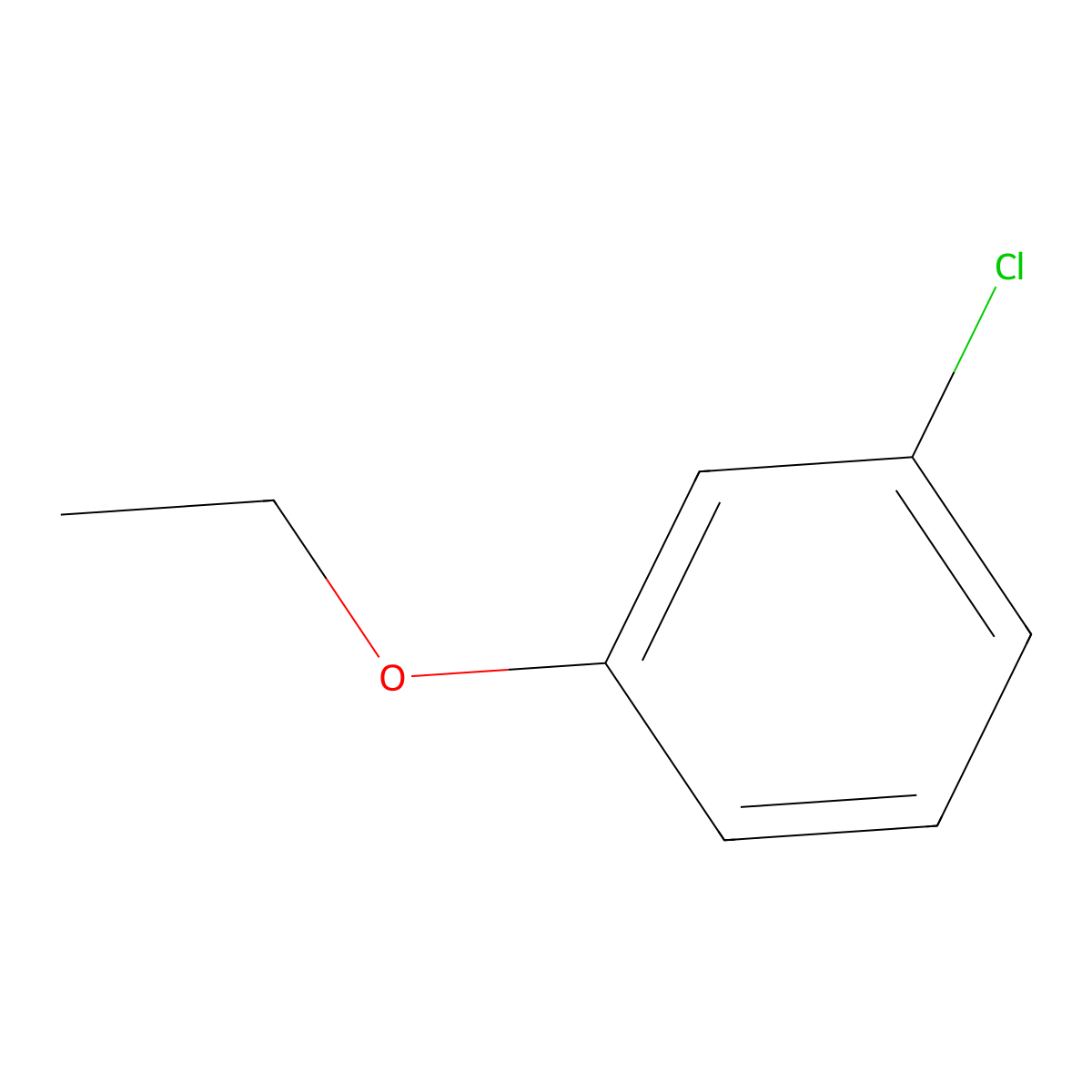 1-Chloro-3-ethoxybenzene molecular structure, CAS 2655-83-6