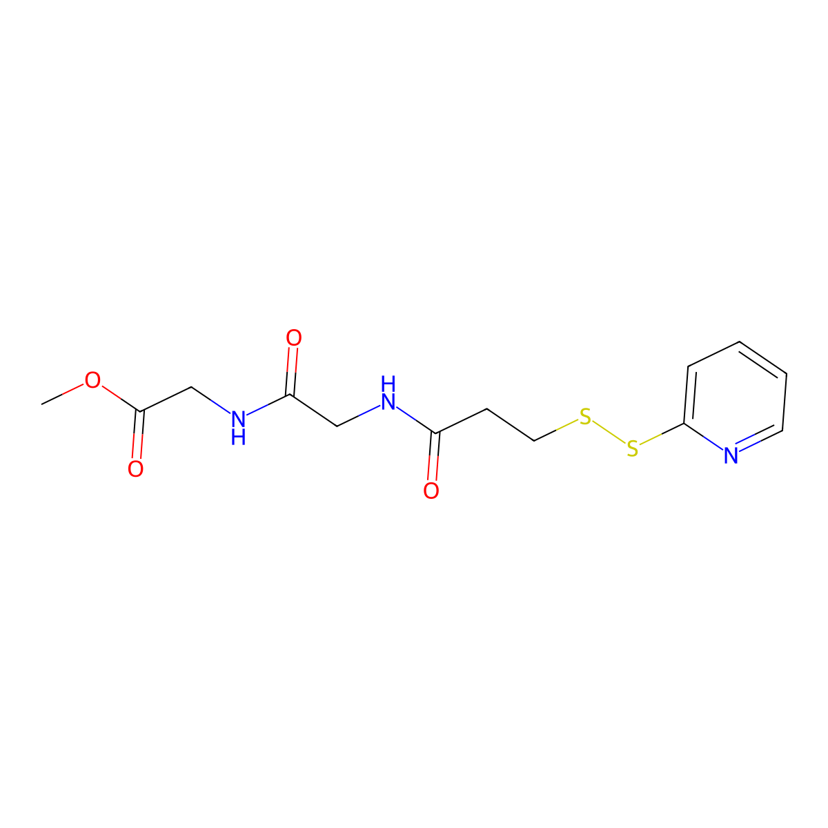 SPDP-Gly-Gly-methoxy molecular structure, CAS 2655474-48-7