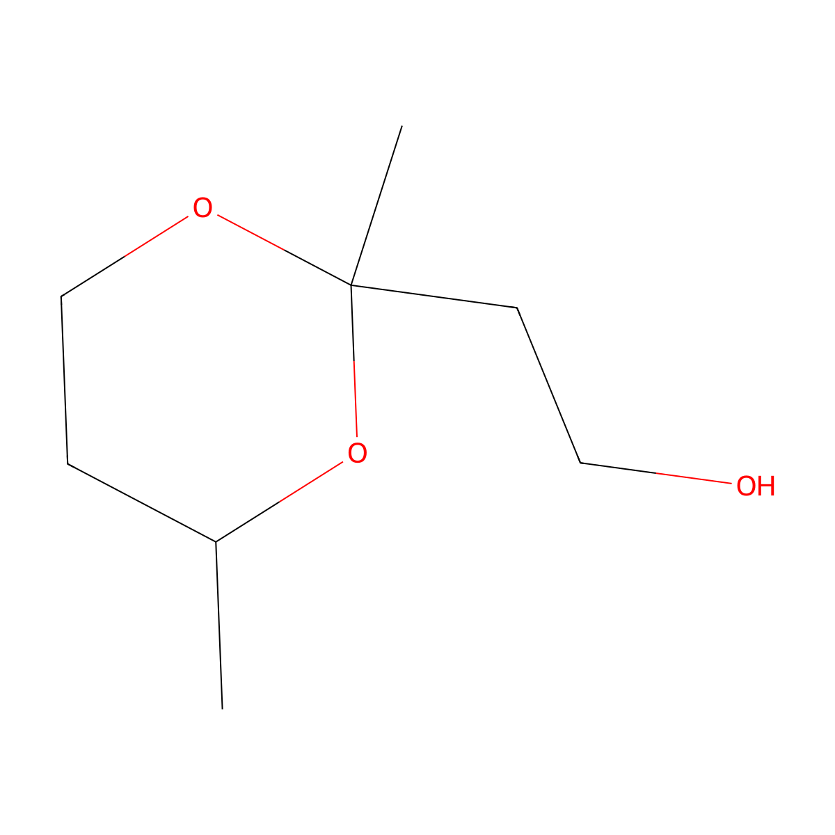 2-(2,4-Dimethyl-1,3-dioxan-2-yl)ethanol molecular structure, CAS 2655720-40-2
