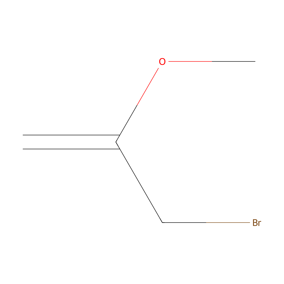 3-Bromo-2-methoxy-1-propene molecular structure, CAS 26562-24-3