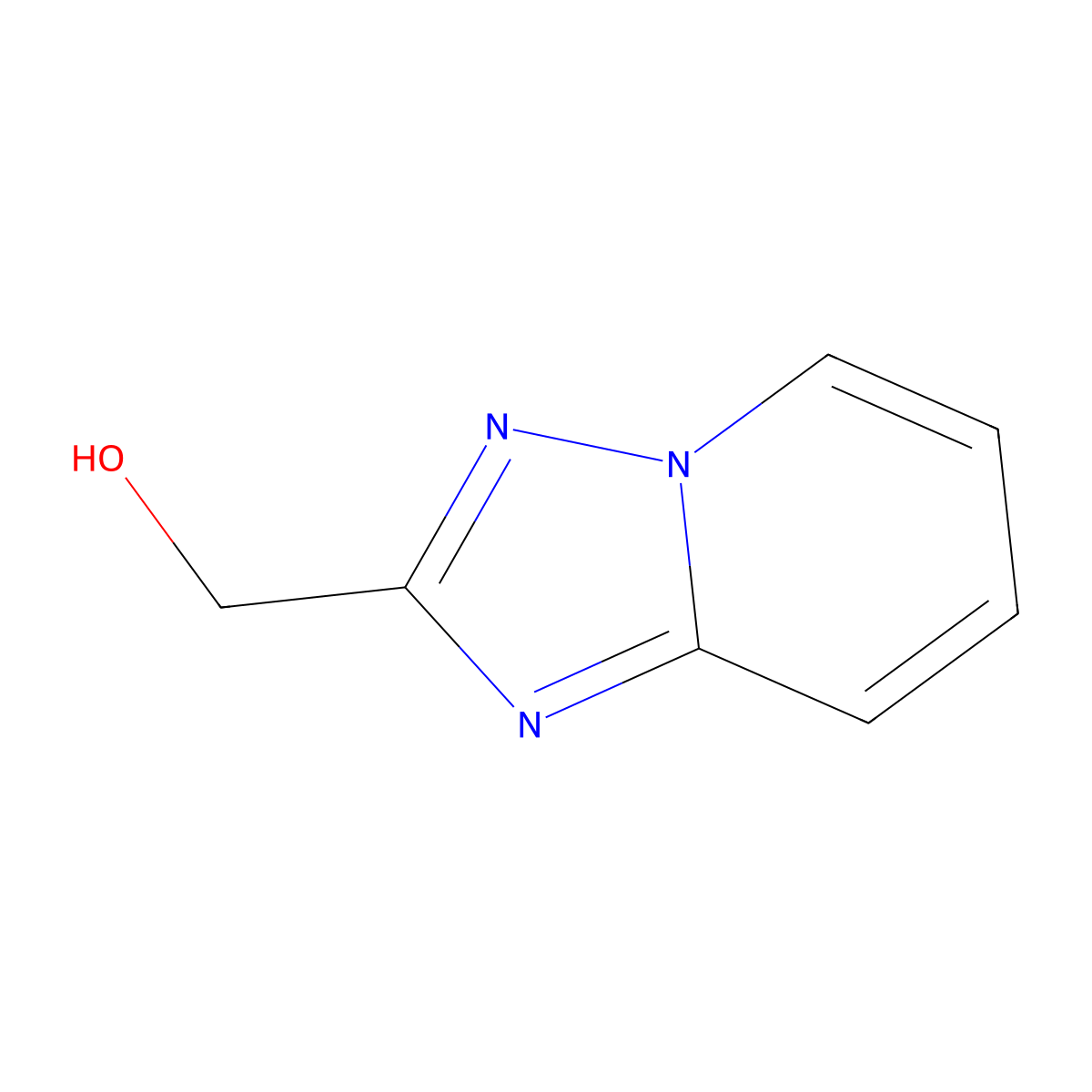 [1,2,4]Triazolo[1,5-a]pyridin-2-ylmethanol molecular structure, CAS 265643-91-2
