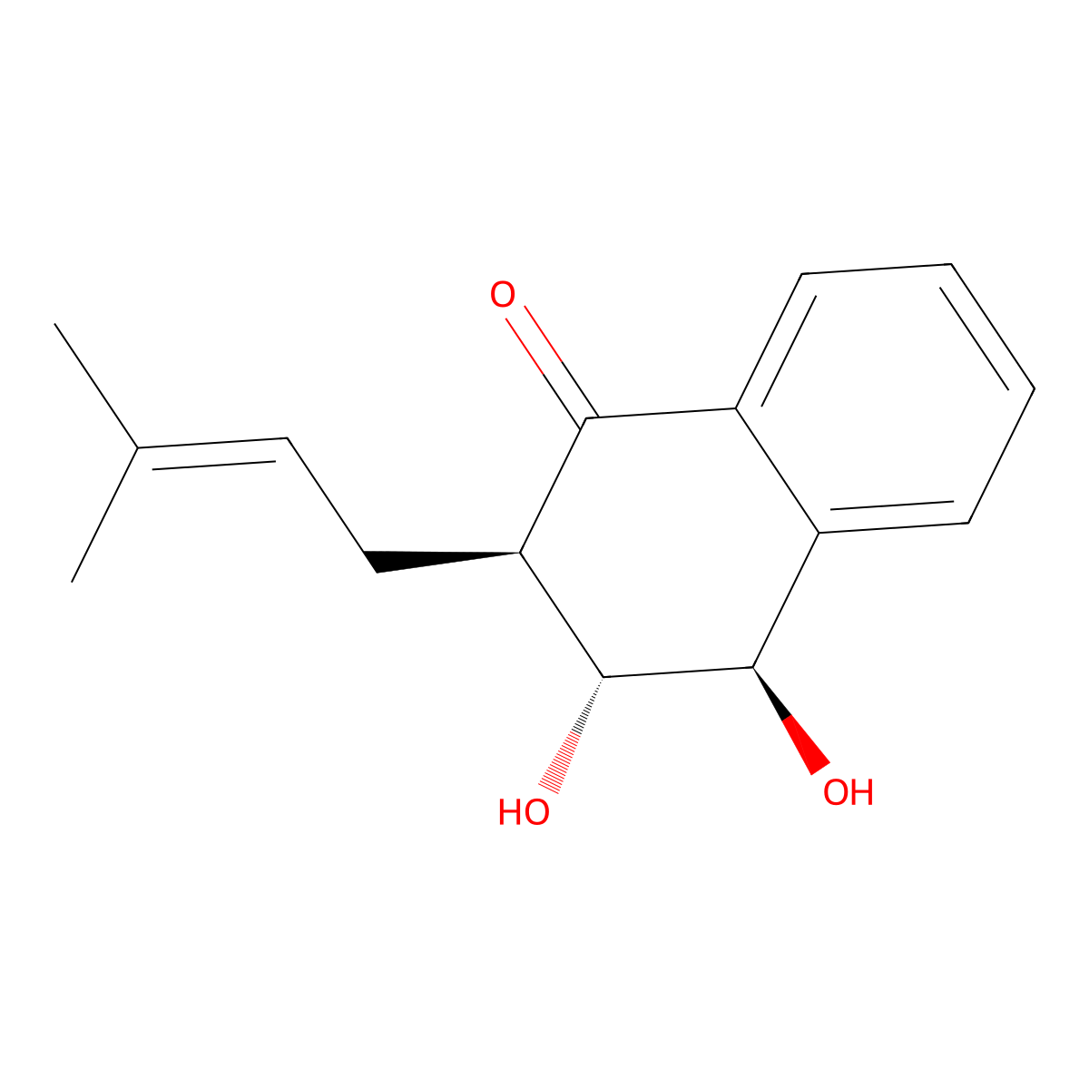 3-Hydroxycatalponol molecular structure, CAS 265644-24-4