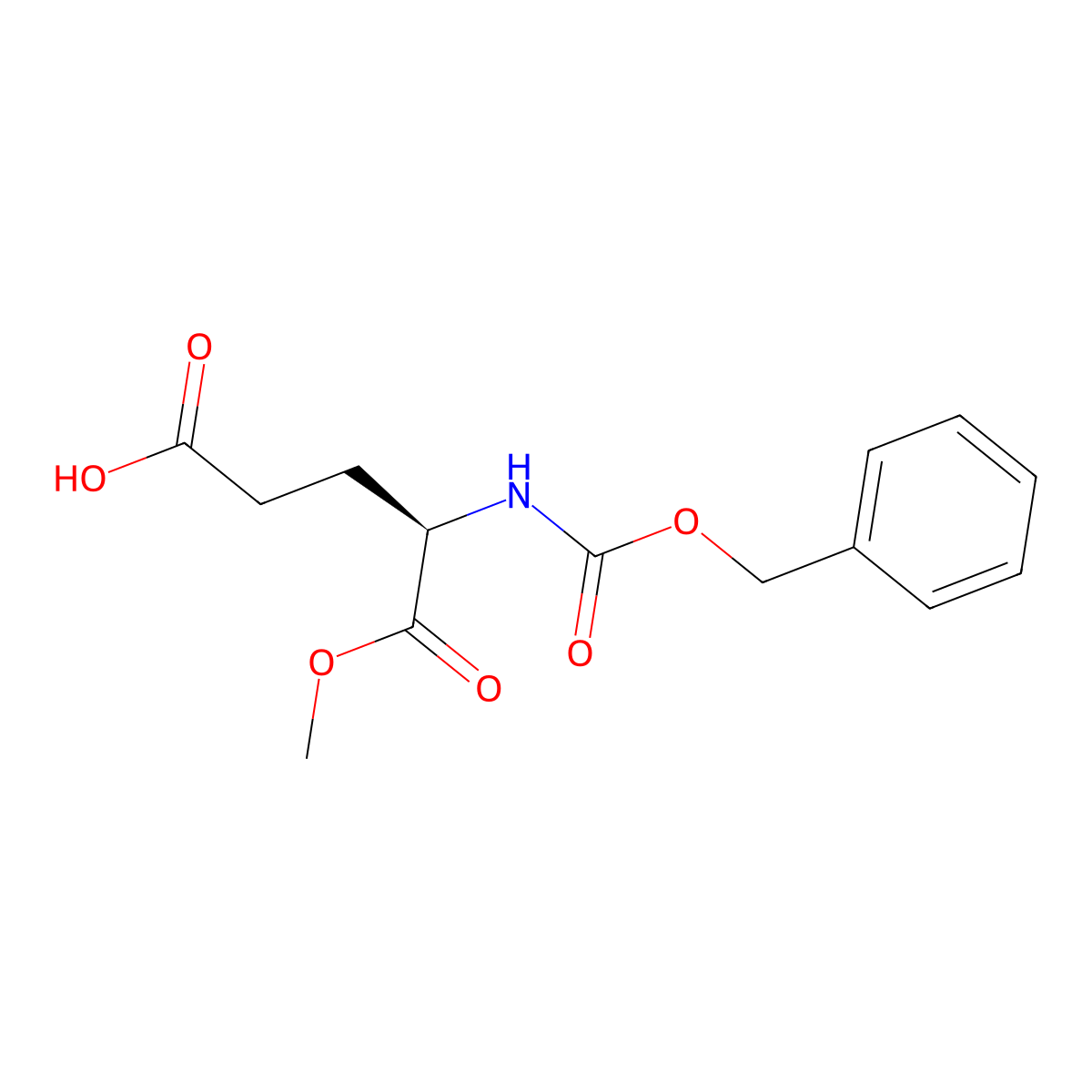 z-d-Glu-ome molecular structure, CAS 26566-11-0