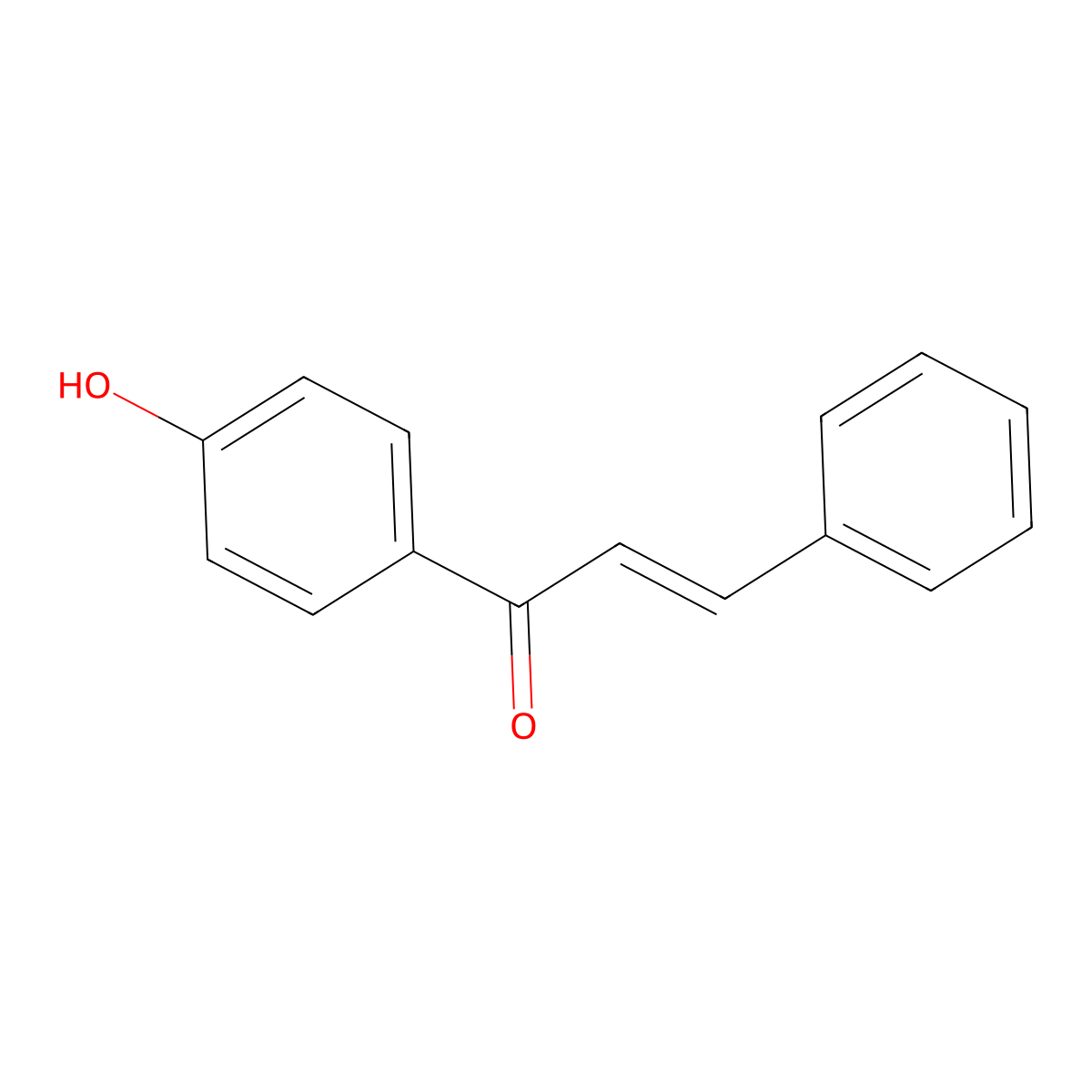 4'-Hydroxychalcone molecular structure, CAS 2657-25-2