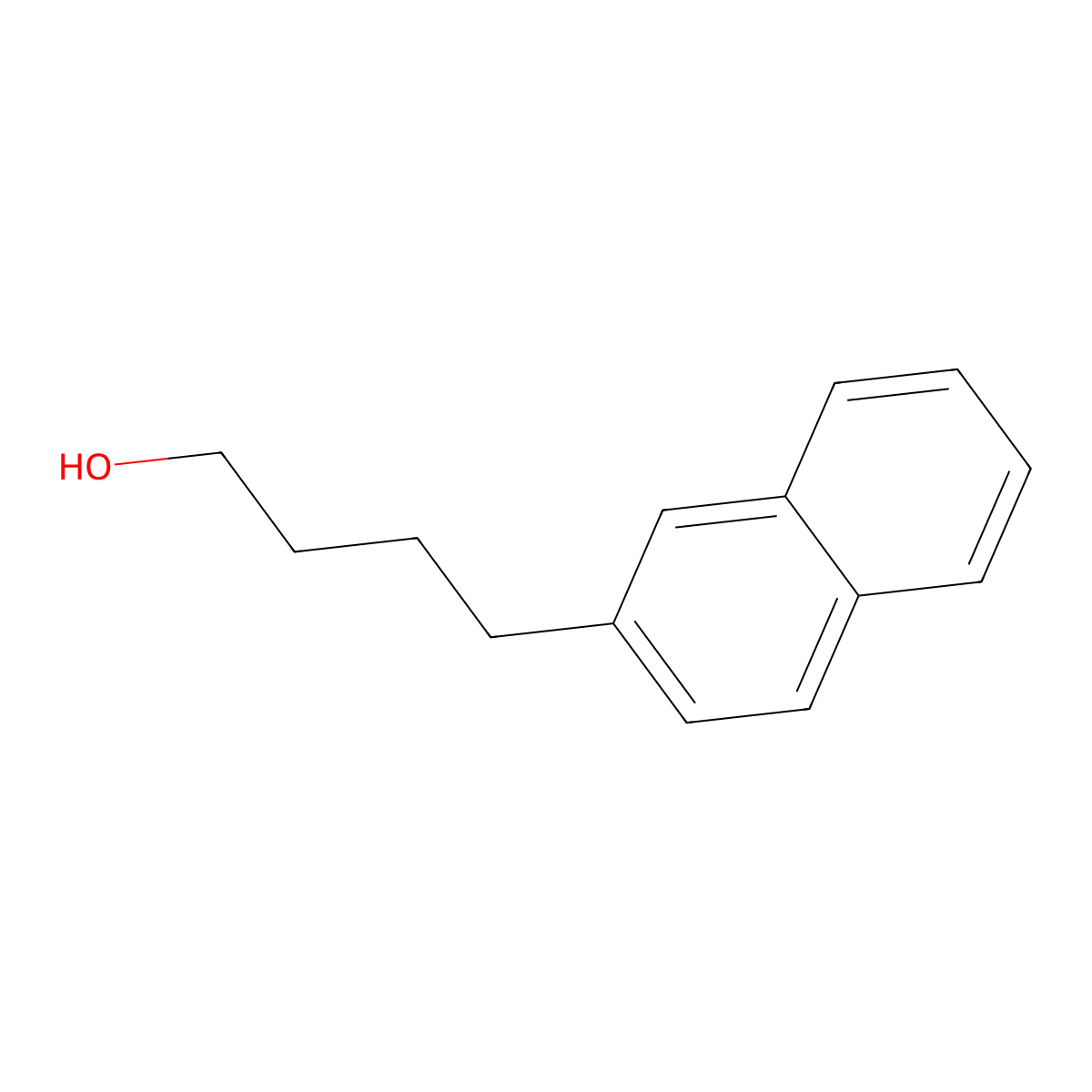 2-Naphthalenebutanol molecular structure, CAS 2657-44-5