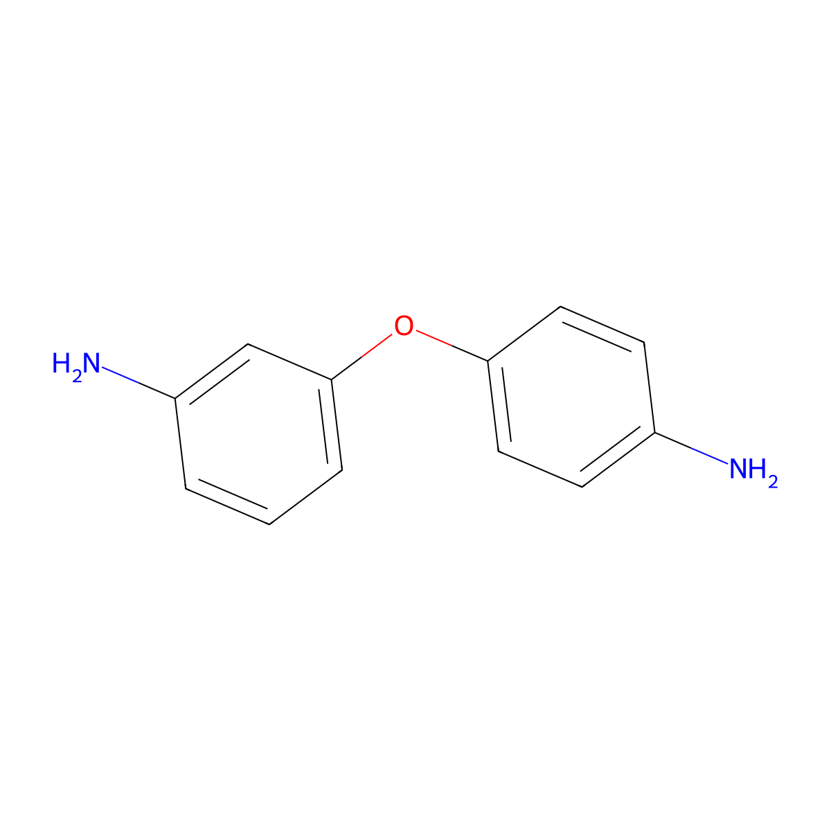 3-(4-Aminophenoxy)aniline molecular structure, CAS 2657-87-6