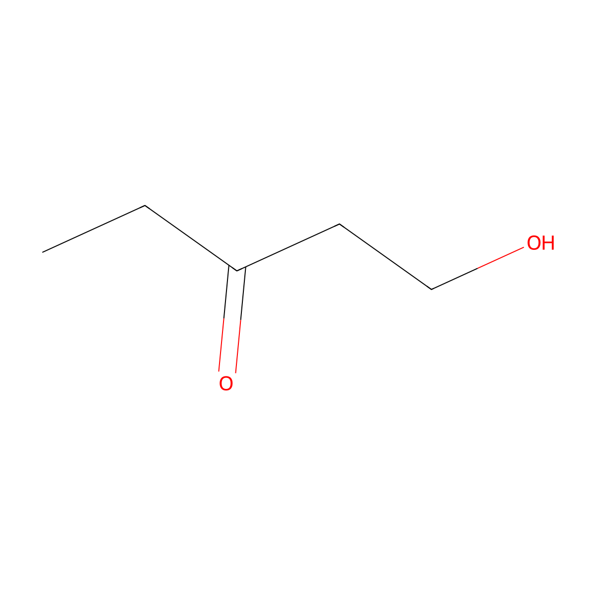 1-Hydroxypentan-3-one molecular structure, CAS 26574-26-5
