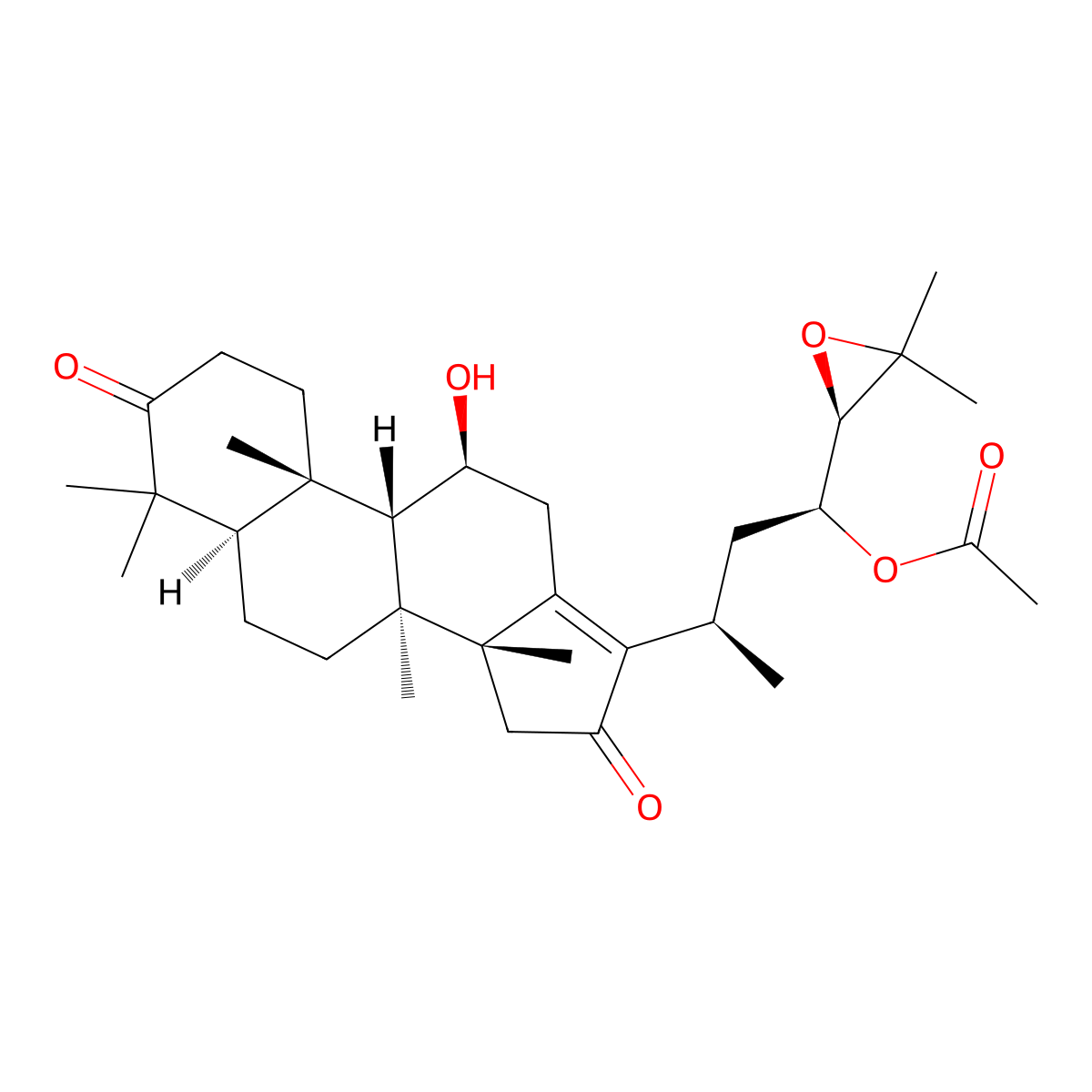 alisol C 23-acetate molecular structure, CAS 26575-93-9