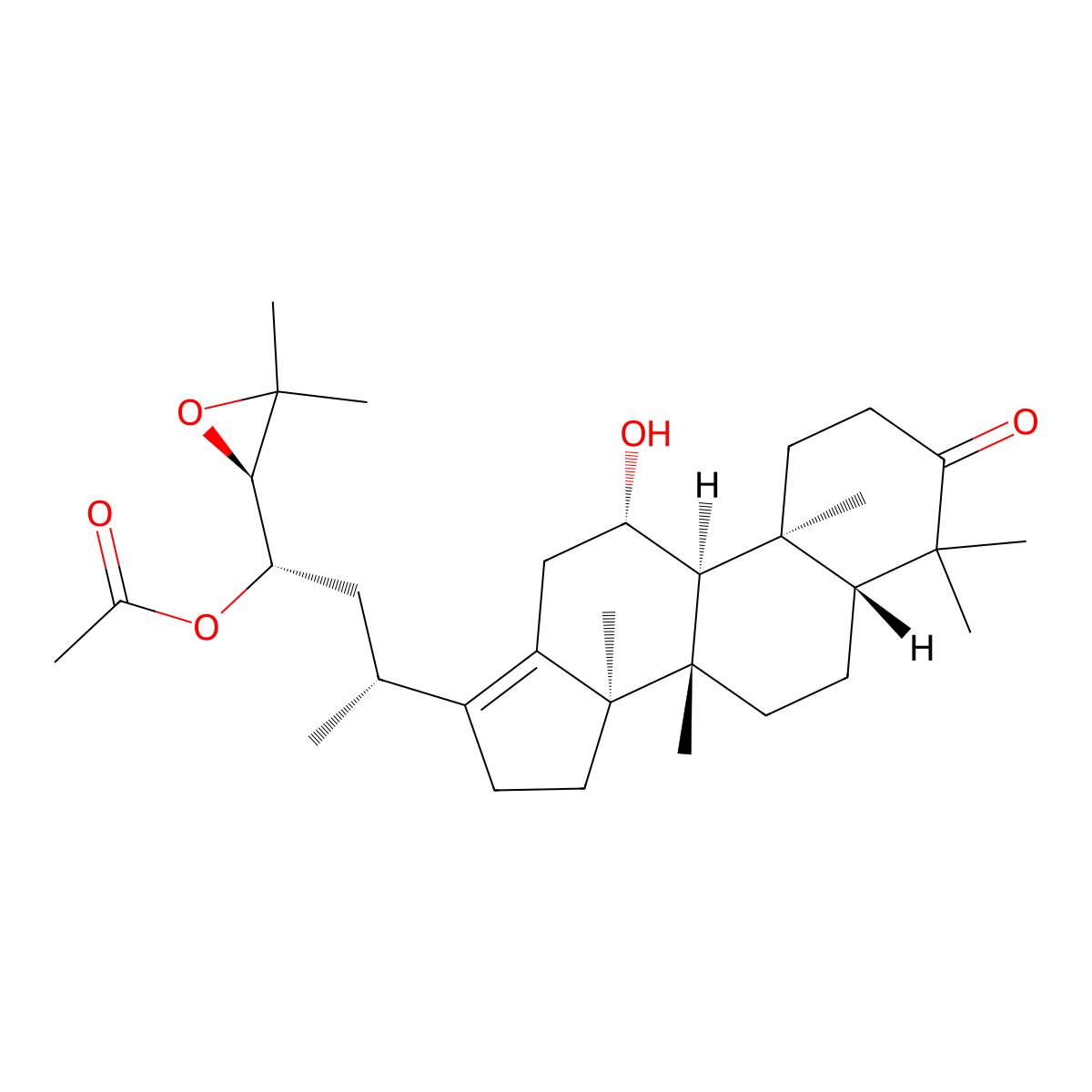 Alisol B 23-Acetate molecular structure, CAS 26575-95-1