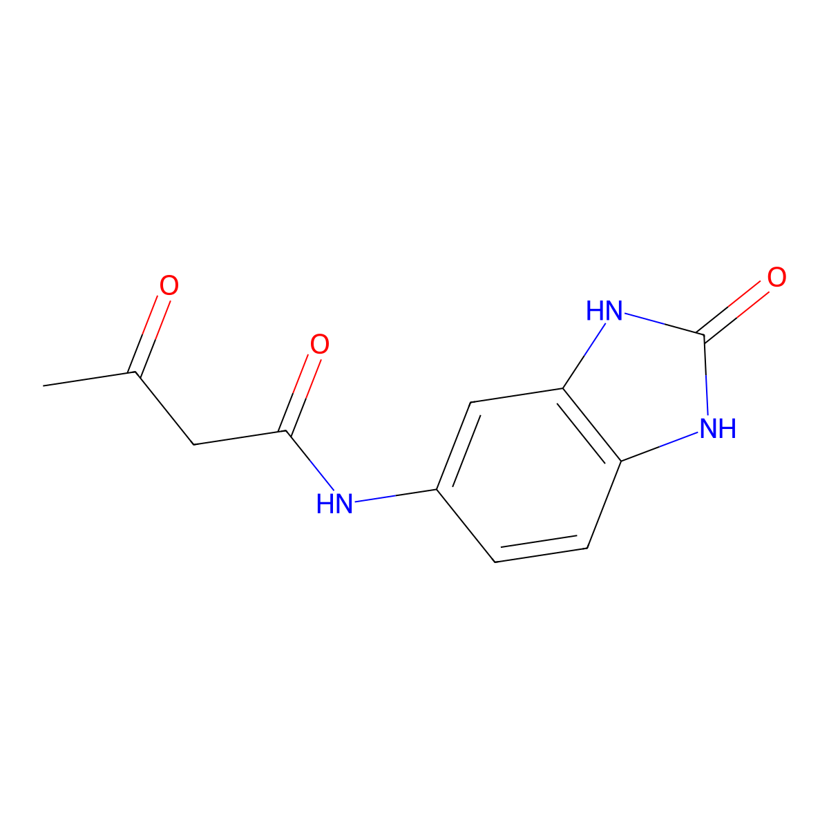 5-(Acetoacetylamino)benzimidazolone molecular structure, CAS 26576-46-5
