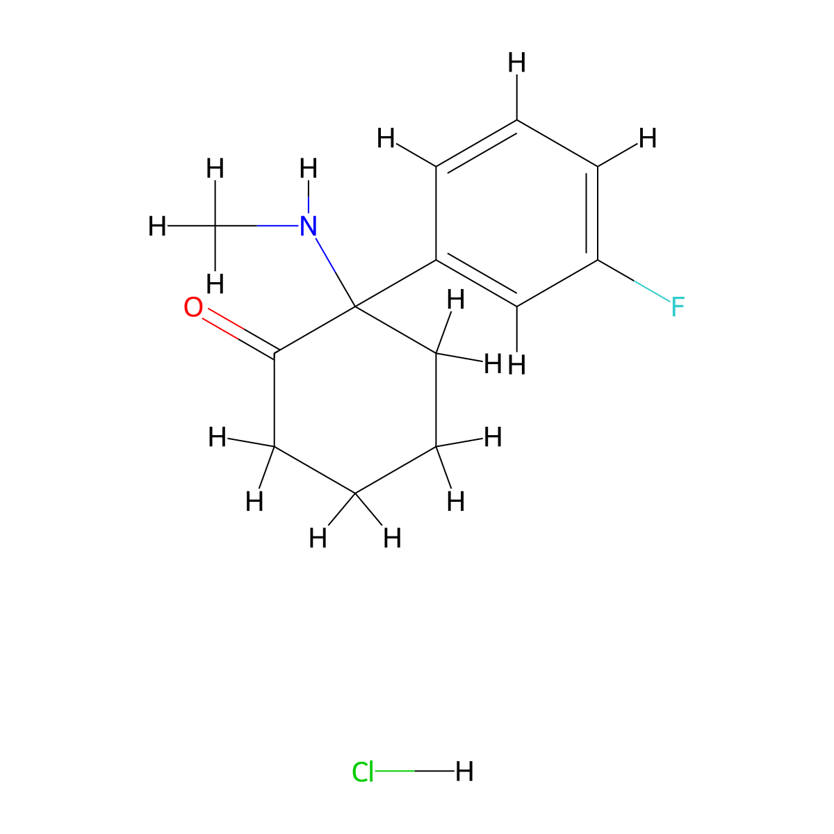 3-fluoro Deschloroketamine (hydrochloride) molecular structure, CAS 2657761-24-3