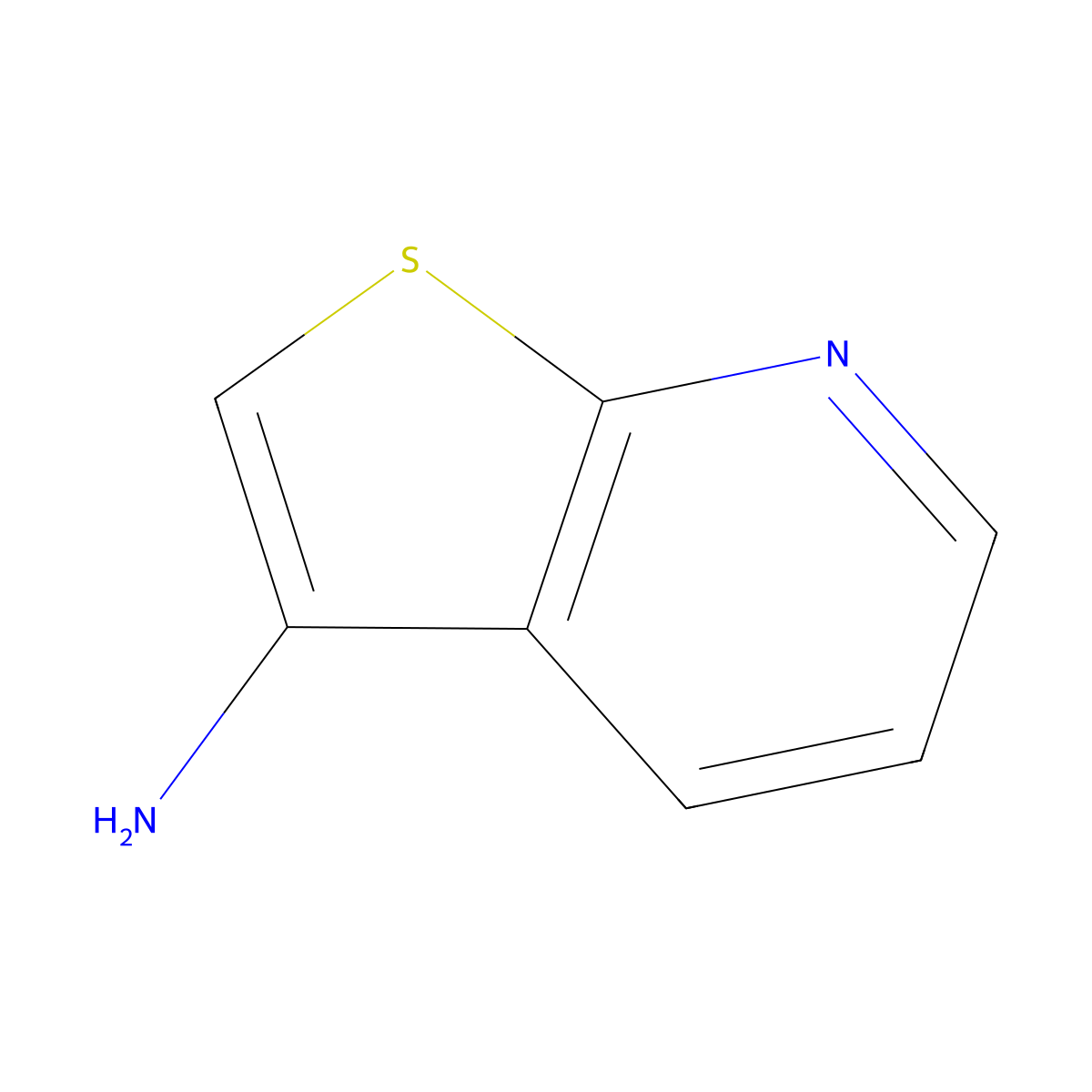 Thieno[2,3-b]pyridin-3-amine molecular structure, CAS 26579-54-4