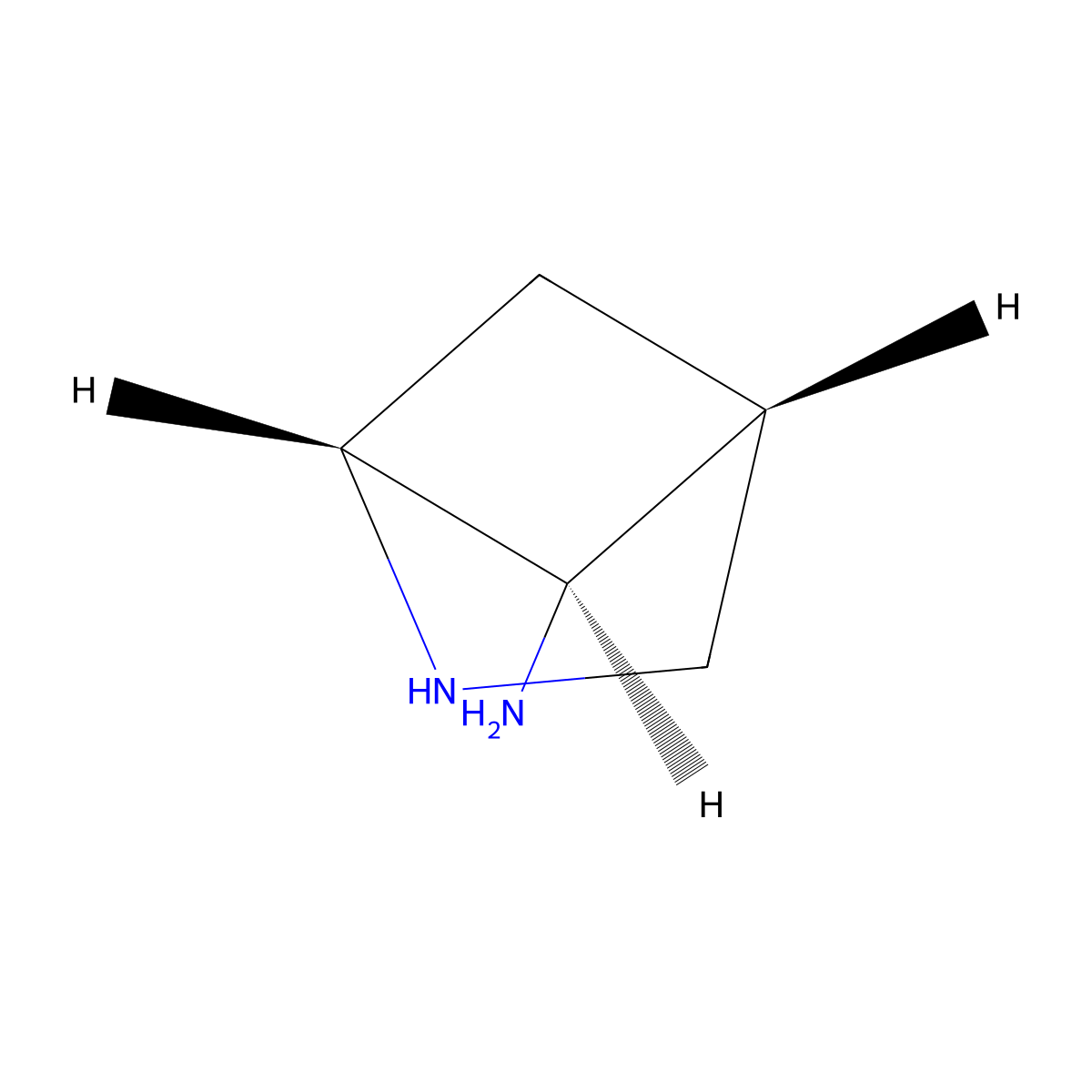 rac-(1R,4R,5R)-2-azabicyclo[2.1.1]hexan-5-amine molecular structure, CAS 2659221-79-9
