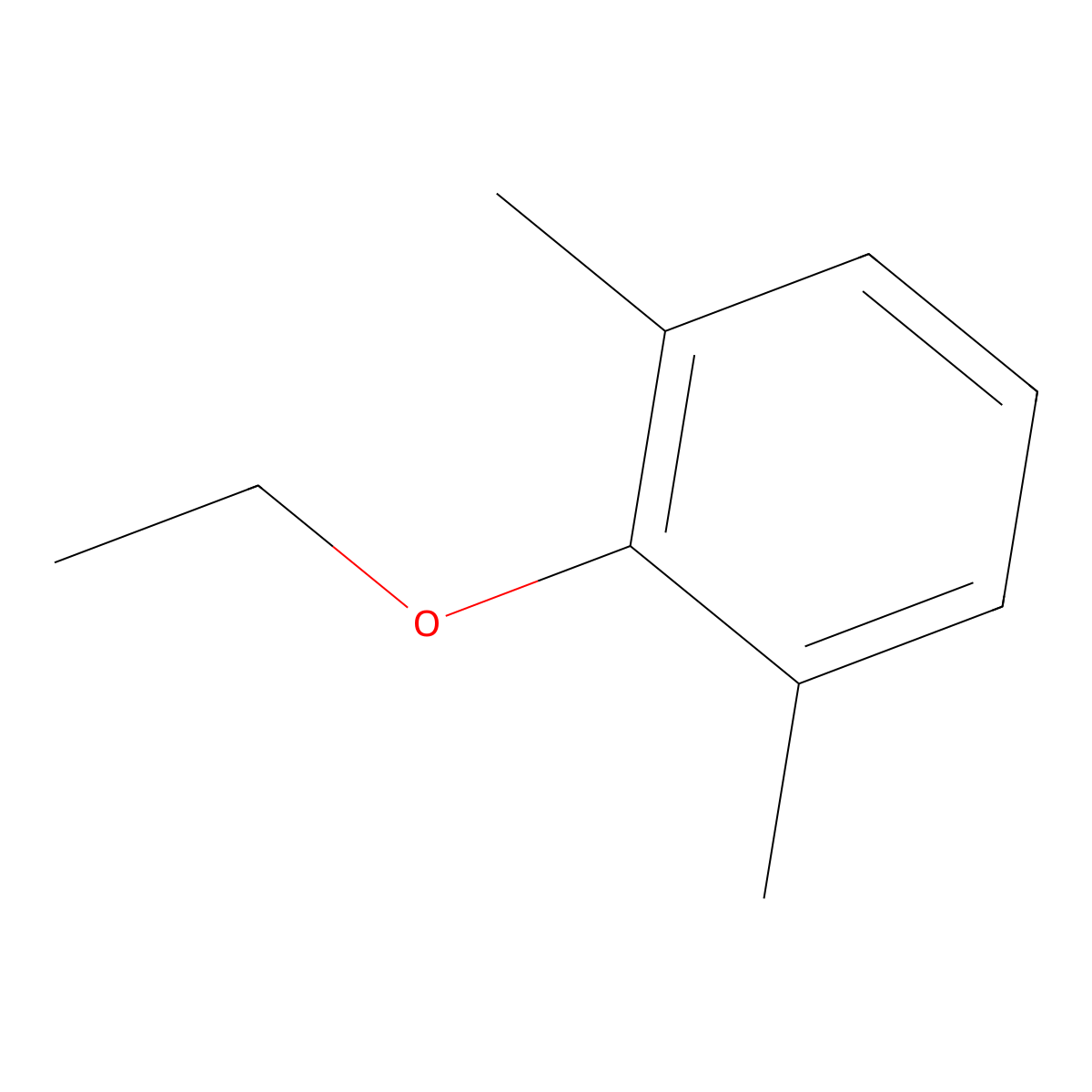 Benzene, 2-ethoxy-1,3-dimethyl- molecular structure, CAS 26620-08-6