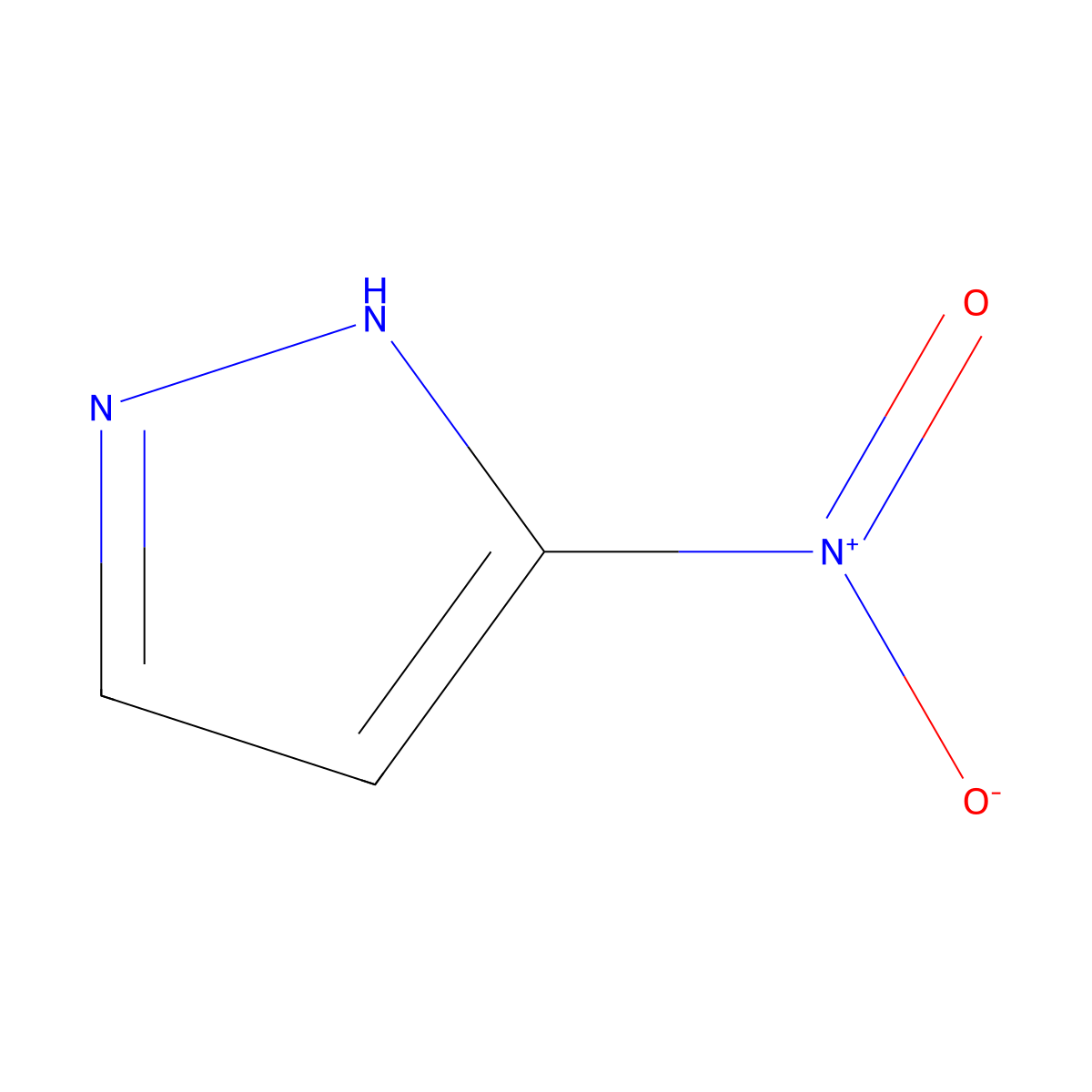 3-Nitropyrazole molecular structure, CAS 26621-44-3