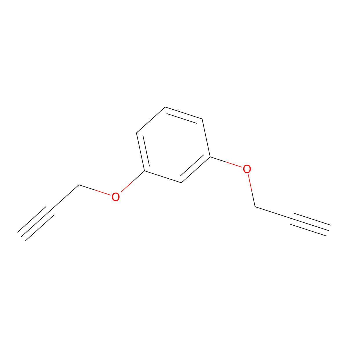 1,3-Bis(2-propynyloxy)benzene molecular structure, CAS 26627-36-1