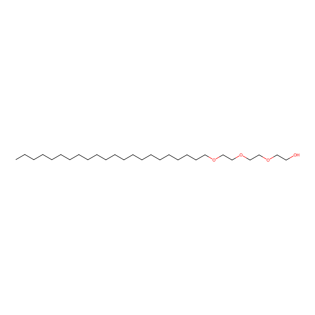 Beheneth-3 molecular structure, CAS 26636-40-8