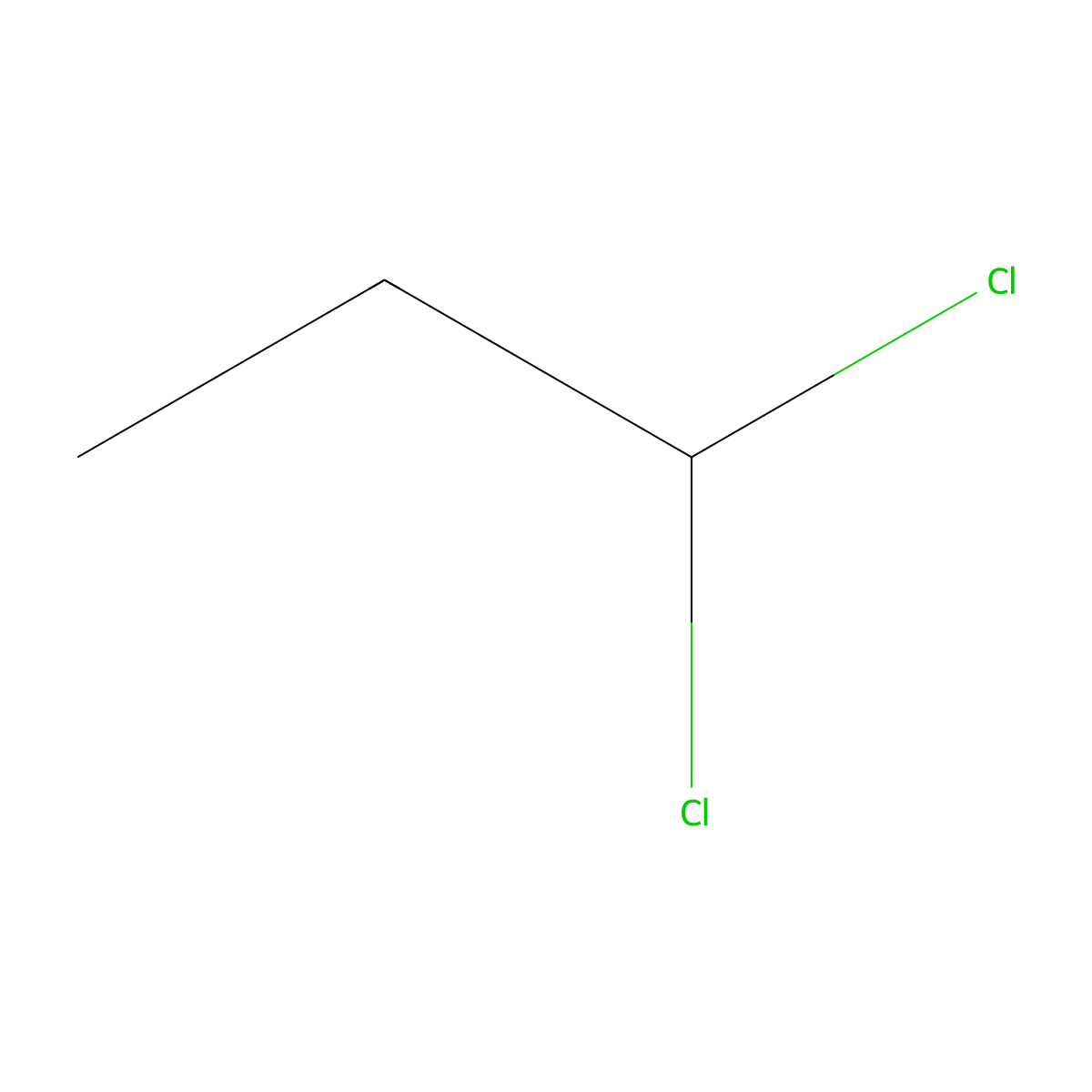 1,1-Dichloropropane molecular structure, CAS 26638-19-7