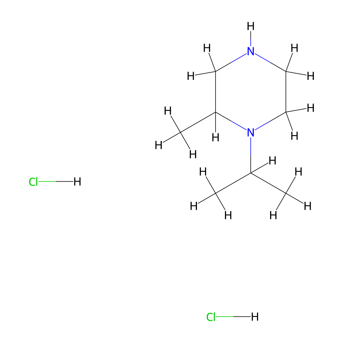 (2S)-2-methyl-1-(propan-2-yl)piperazine dihydrochloride molecular structure, CAS 2663994-73-6