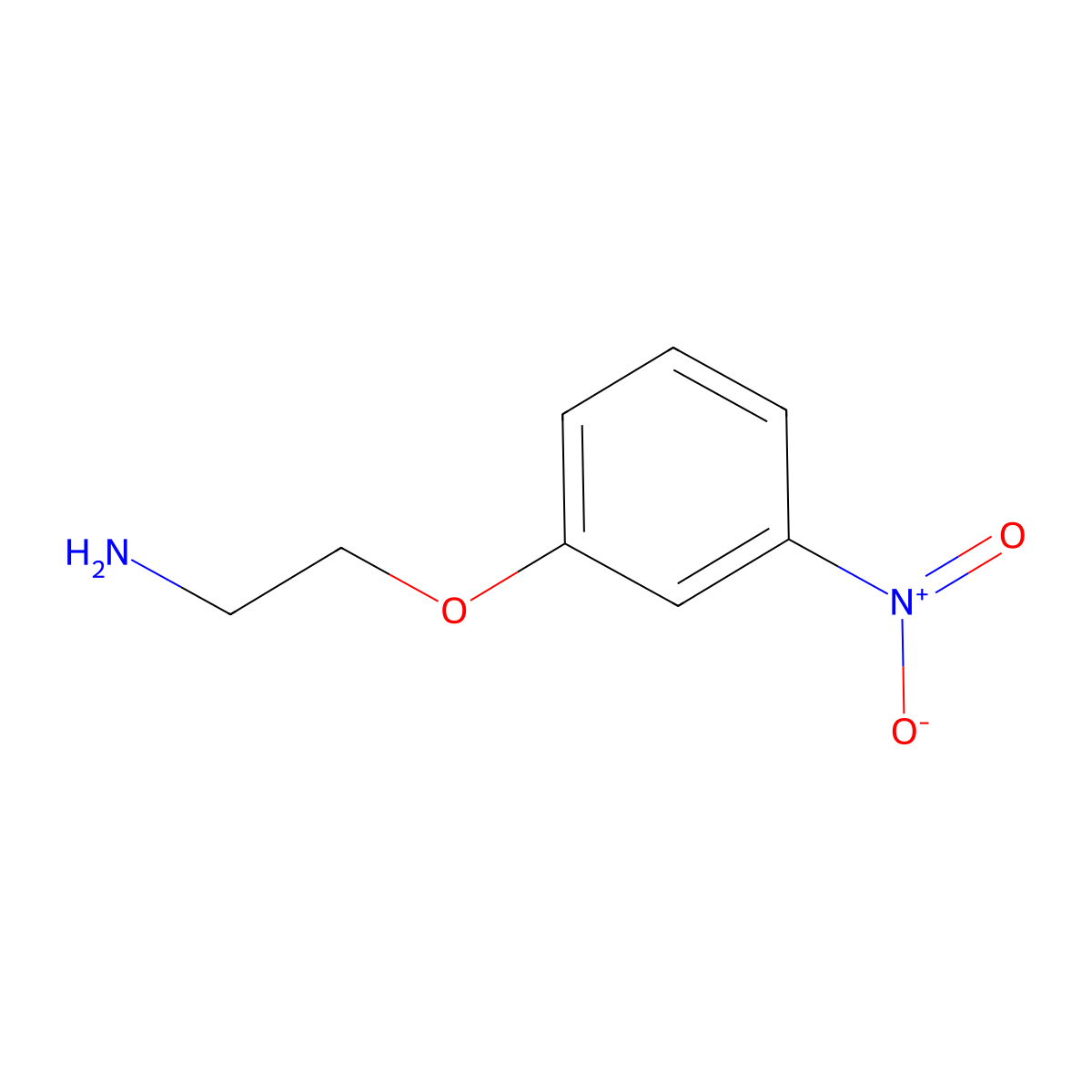2-(3-Nitrophenoxy)ethylamine molecular structure, CAS 26646-35-5