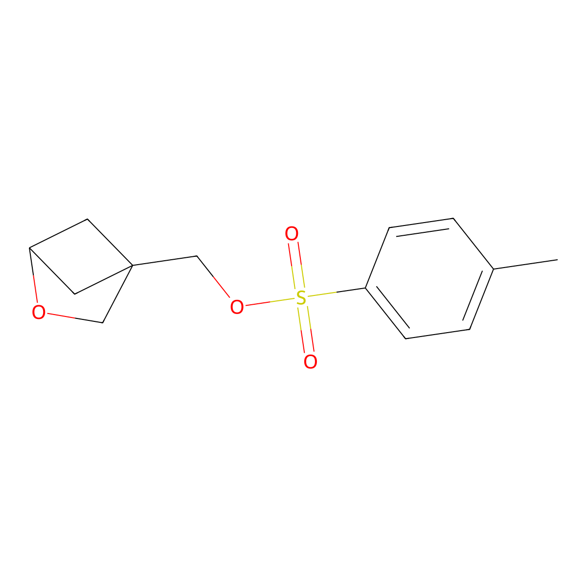 2-Oxabicyclo[2.1.1]hexan-4-ylmethyl 4-methylbenzenesulfonate molecular structure, CAS 2665662-80-4