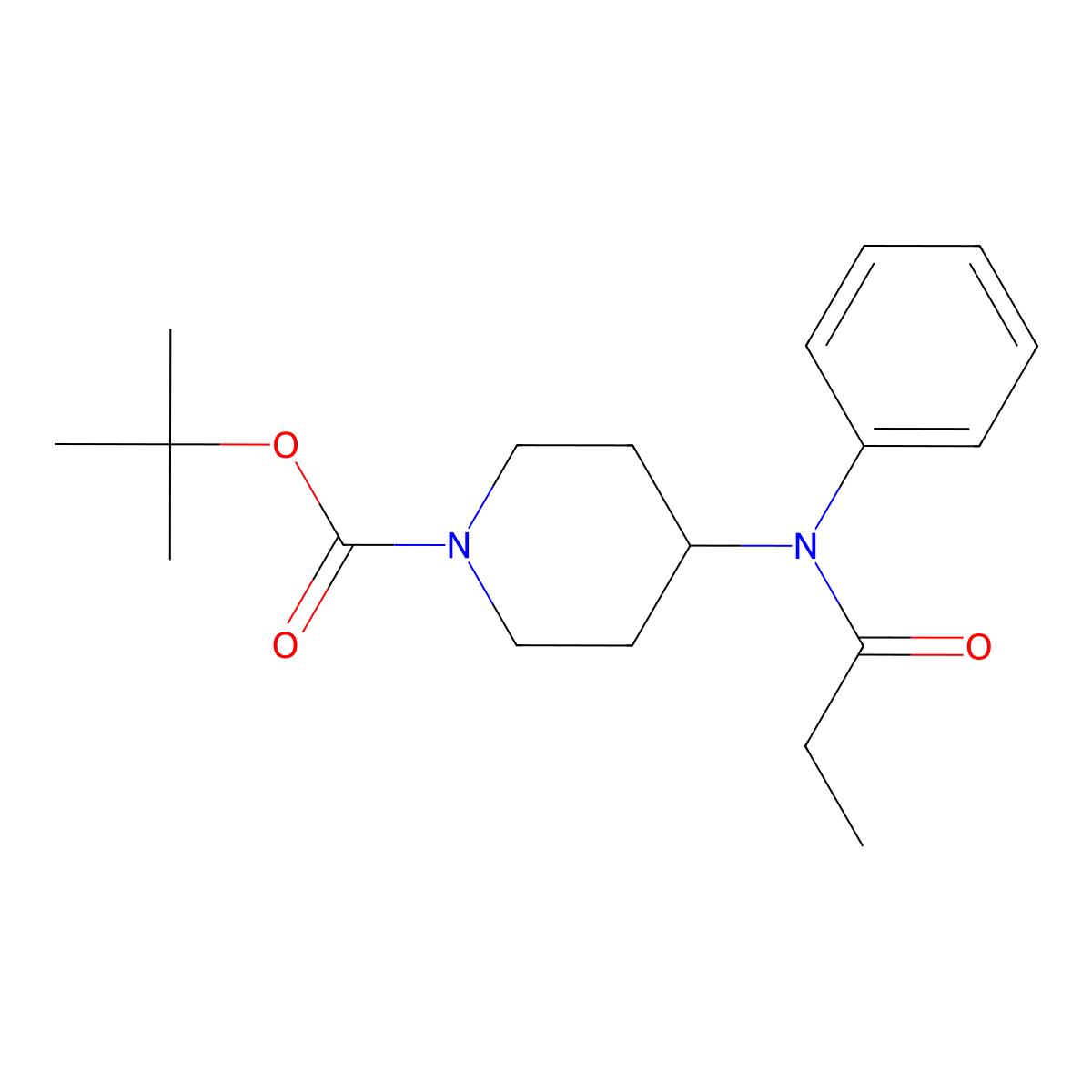 N-Boc Norfentanyl molecular structure, CAS 2665695-47-4