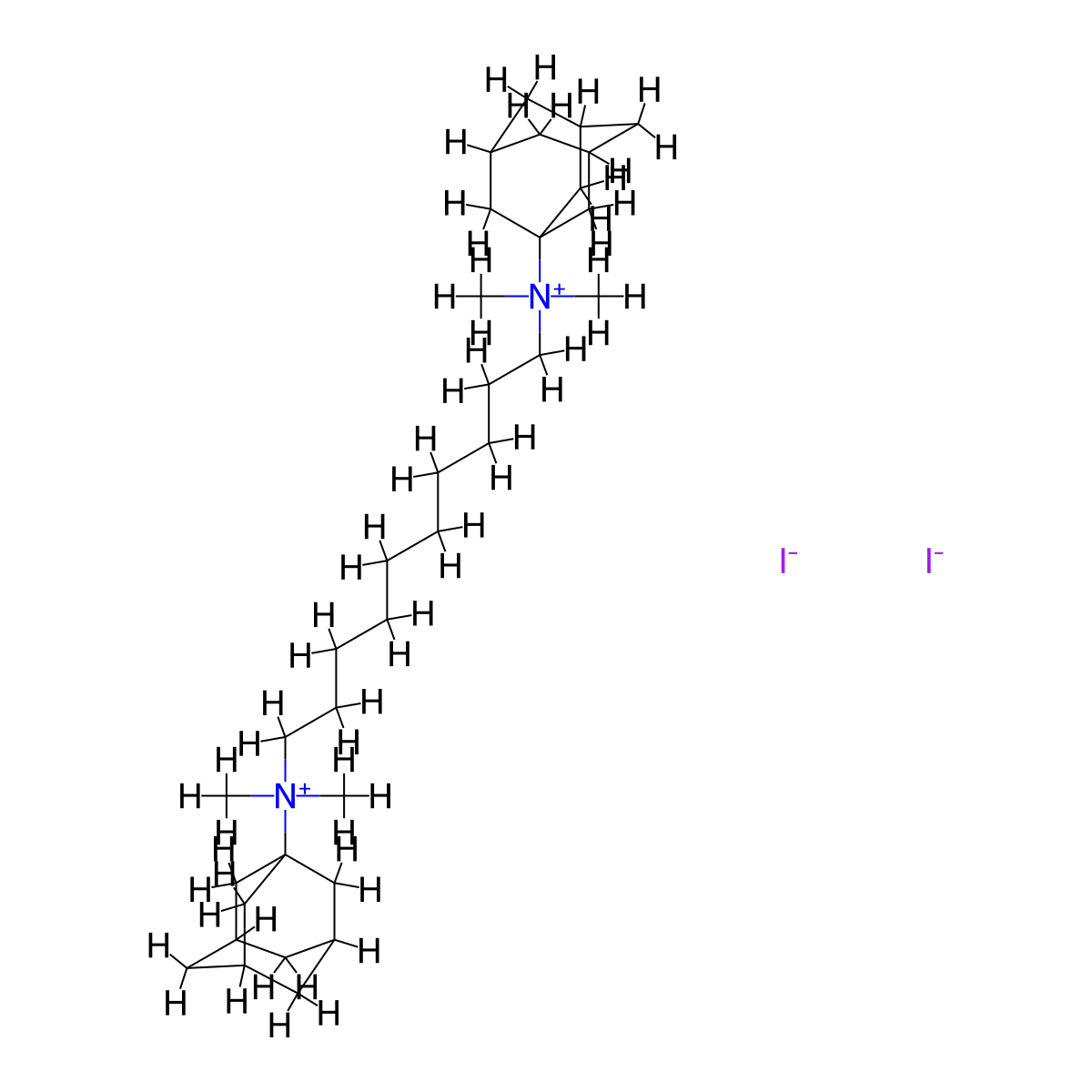 Decadonium molecular structure, CAS 26660-76-4