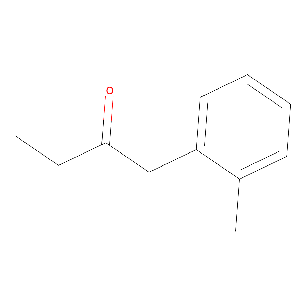 1-(2-Methylphenyl)butan-2-one molecular structure, CAS 26667-68-5