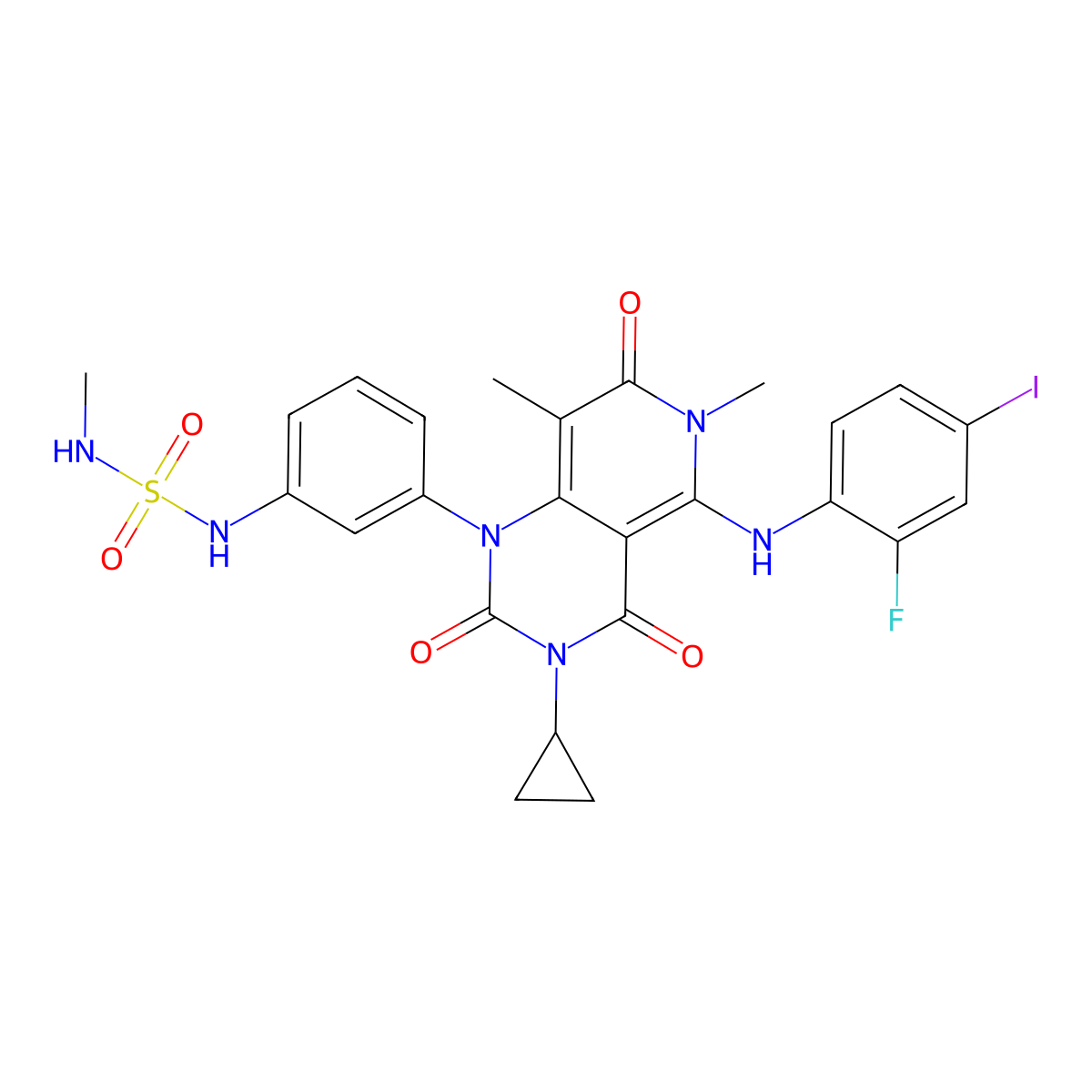 Trametiglue molecular structure, CAS 2666940-97-0