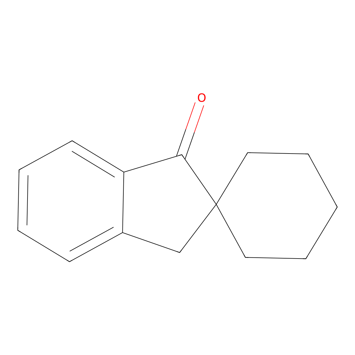 1',3'-Dihydrospiro[cyclohexane-1,2'-inden]-3'-one molecular structure, CAS 26673-29-0